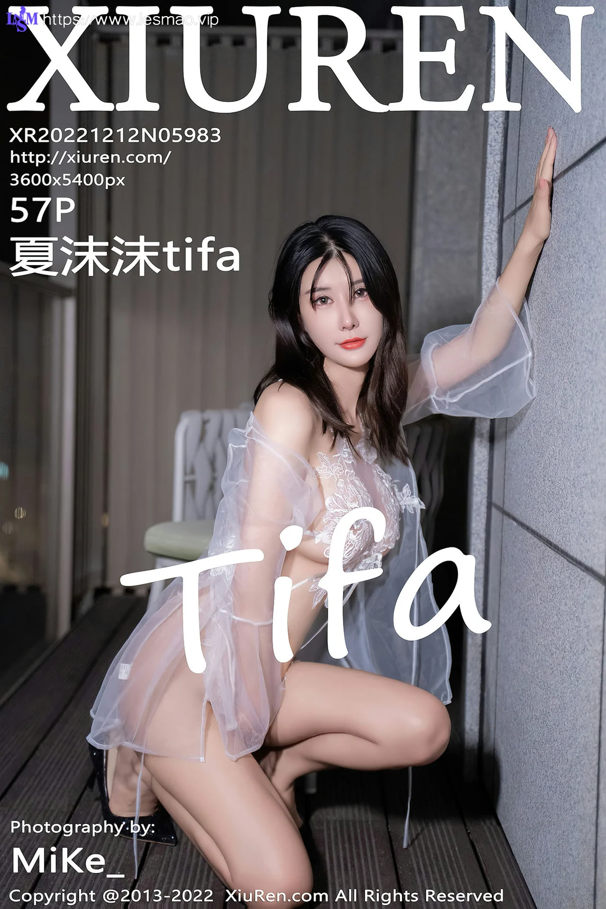 XiuRen 秀人 No.5983 夏沫沫 透明蕾丝内衣 - 58