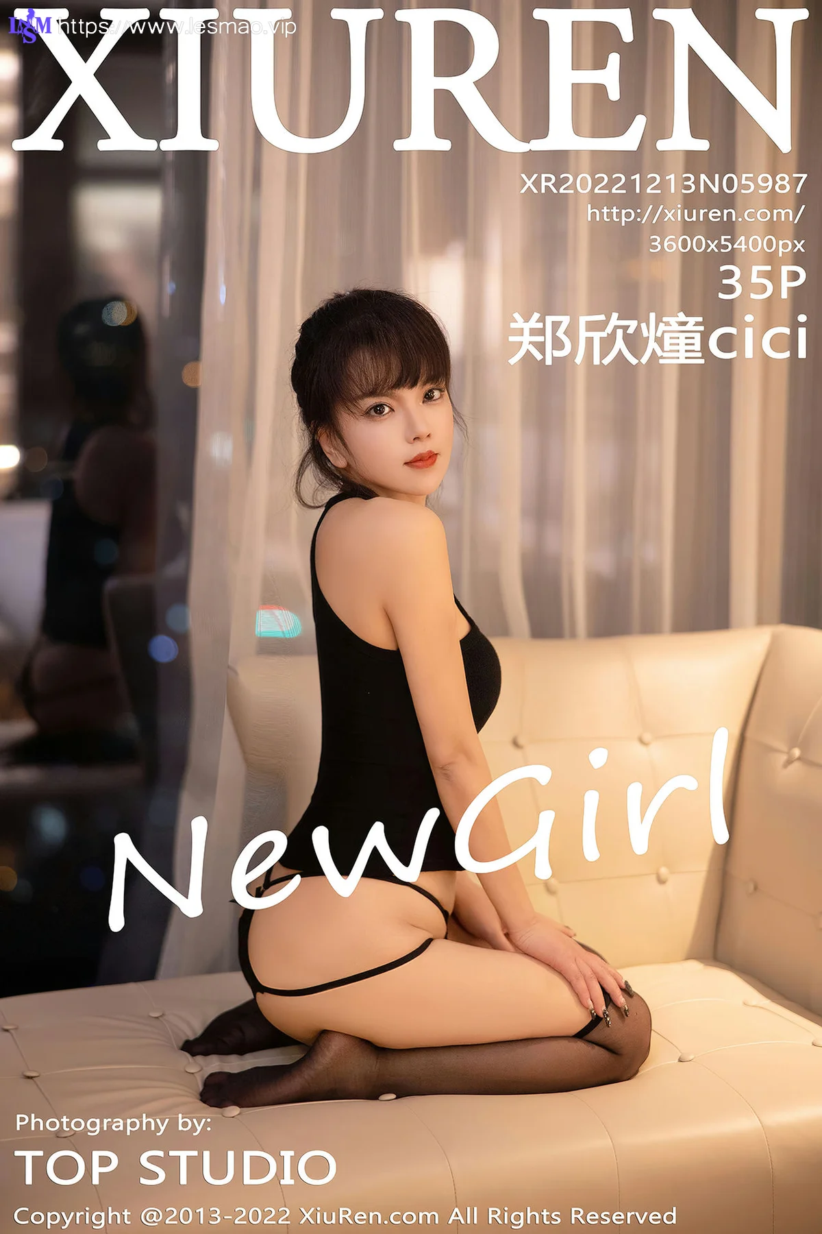 XiuRen 秀人 No.5987 郑欣燑 爆乳肥臀新人模特 - 36
