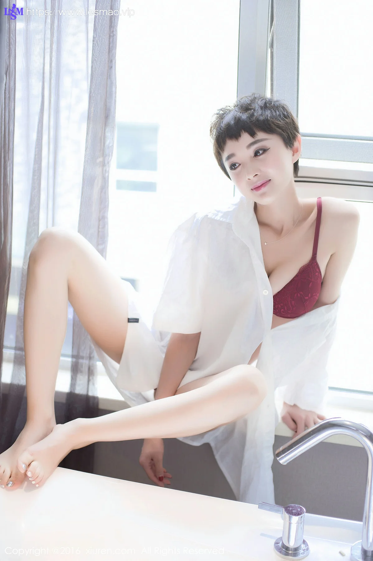 XiuRen 秀人 No.600 Modo 小杨幂baby_kiki 短发美女气质个性女 - 54