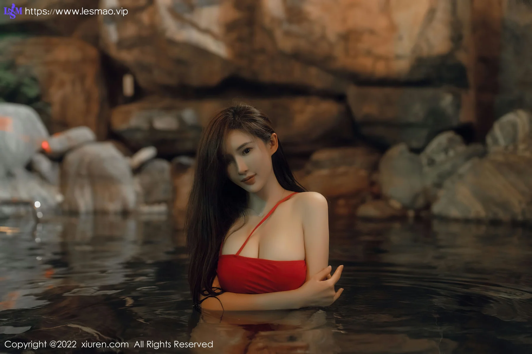 XiuRen 秀人 No.6014 Carol周妍希 温泉场景拍摄性感私房 - 54