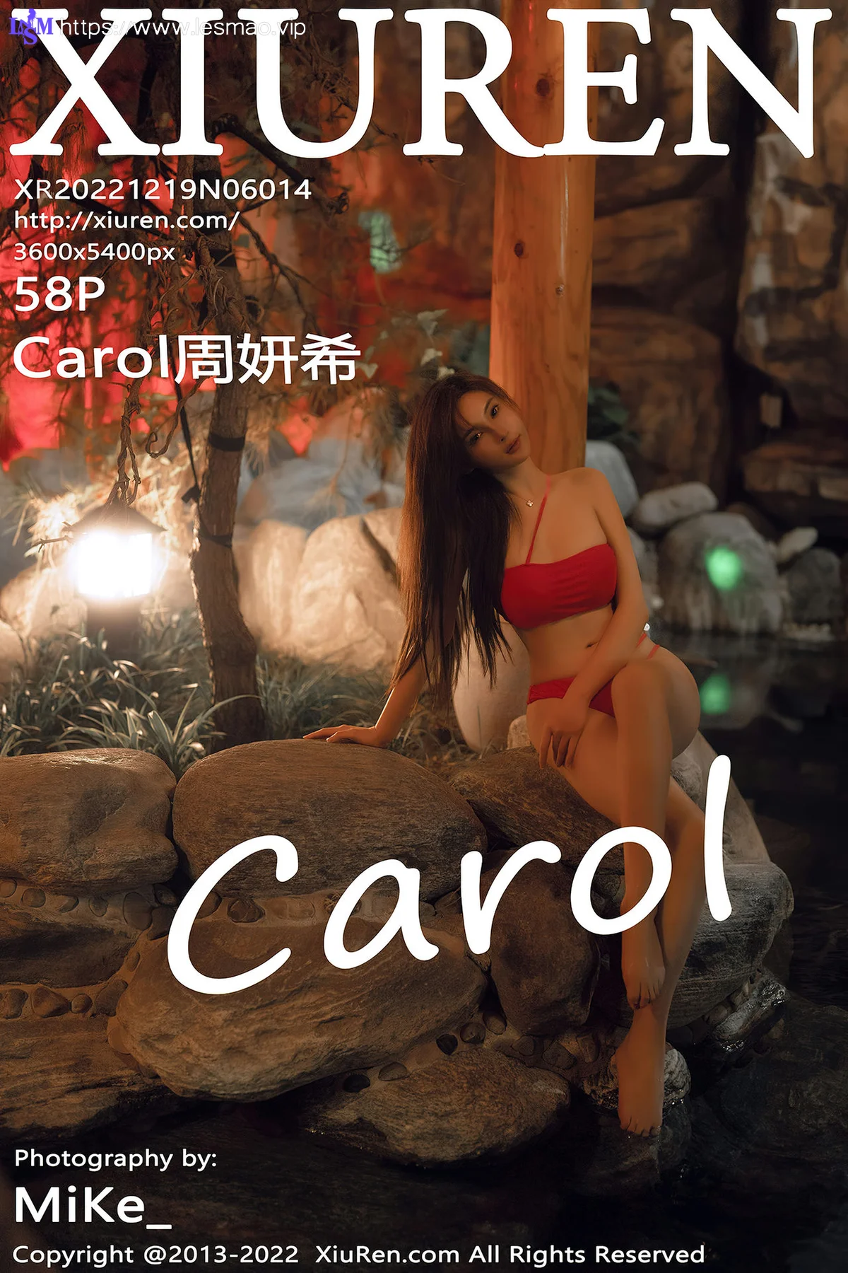 XiuRen 秀人 No.6014 Carol周妍希 温泉场景拍摄性感私房 - 59