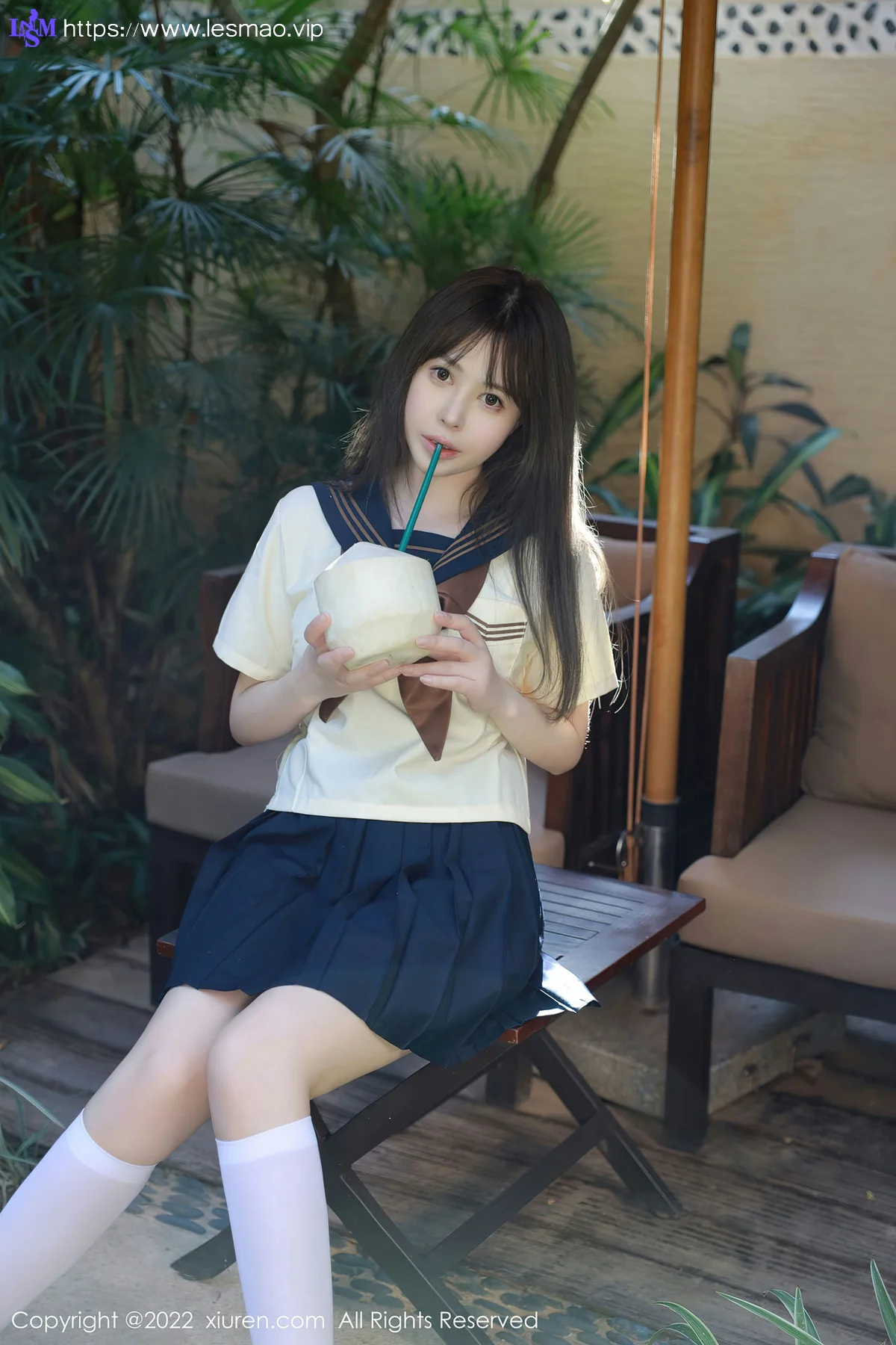 XiuRen 秀人 No.6021 Evelyn艾莉 白色水手服南京旅拍 - 1