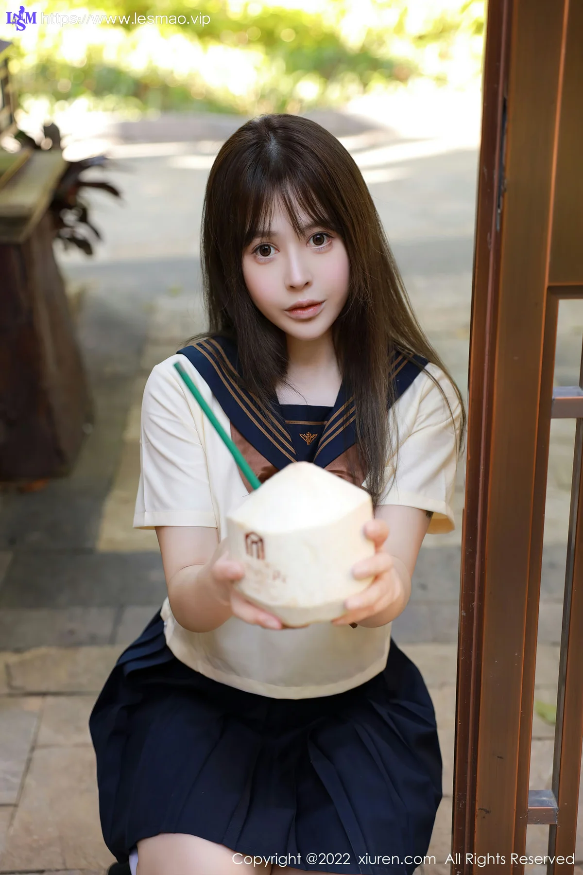 XiuRen 秀人 No.6021 Evelyn艾莉 白色水手服南京旅拍 - 15