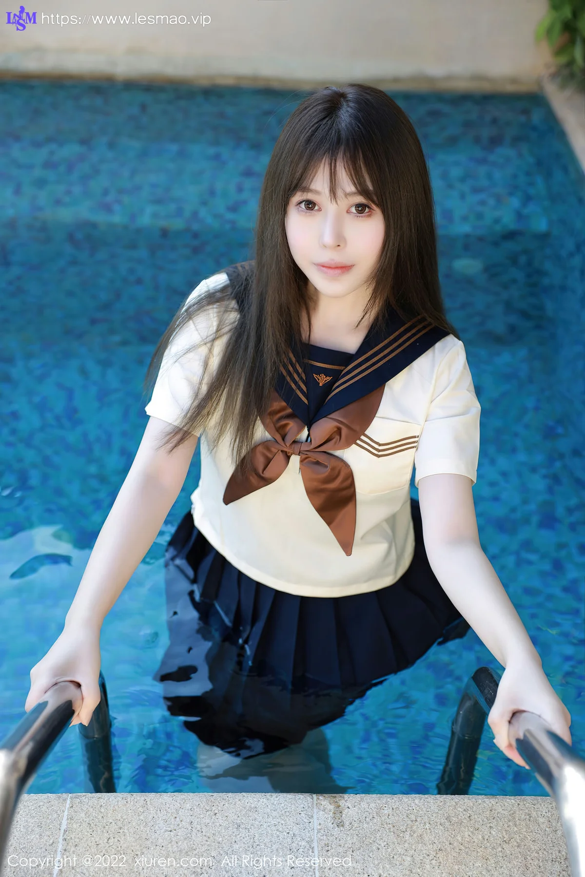 XiuRen 秀人 No.6021 Evelyn艾莉 白色水手服南京旅拍 - 51