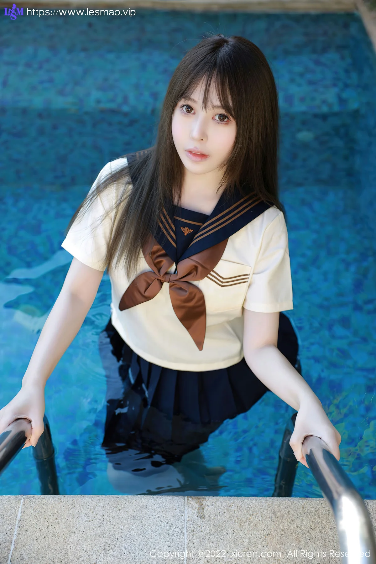 XiuRen 秀人 No.6021 Evelyn艾莉 白色水手服南京旅拍 - 52