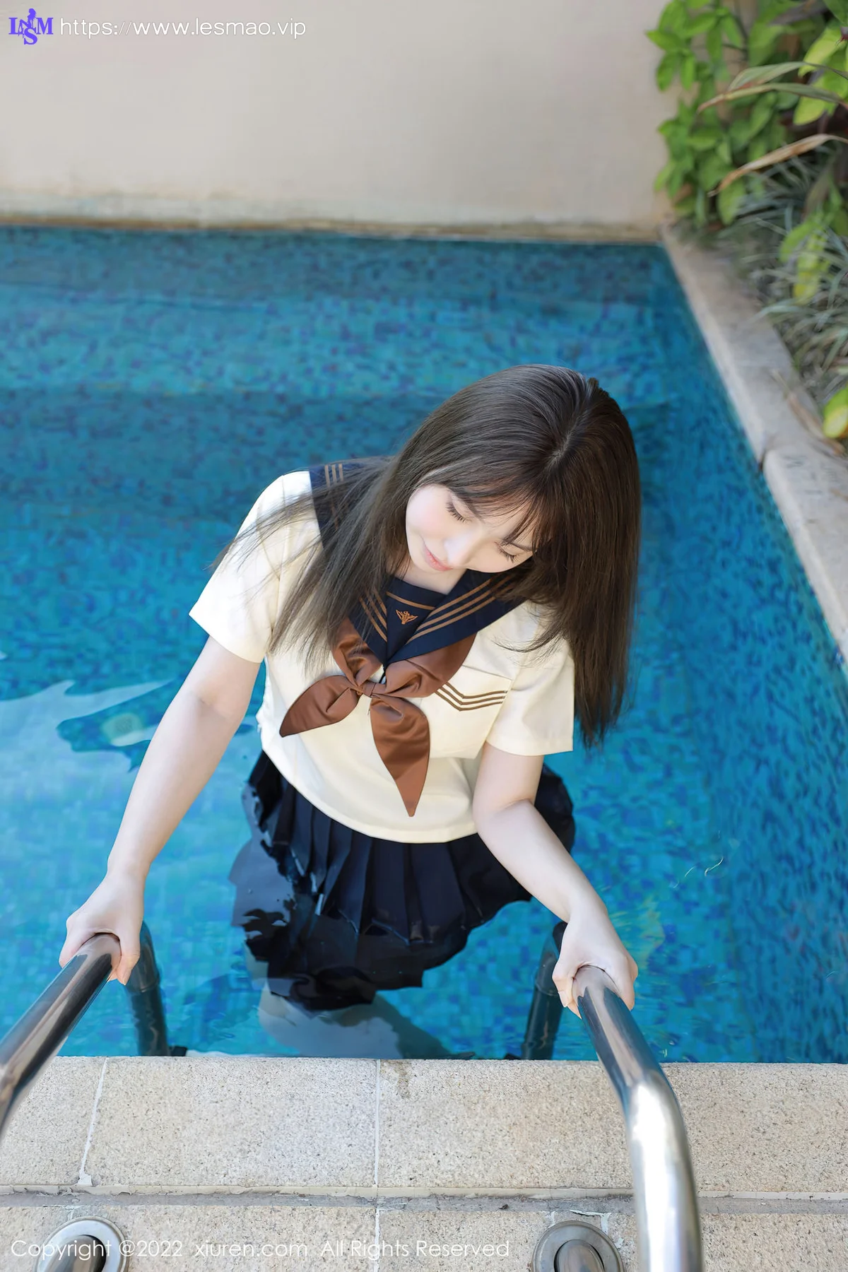 XiuRen 秀人 No.6021 Evelyn艾莉 白色水手服南京旅拍 - 53