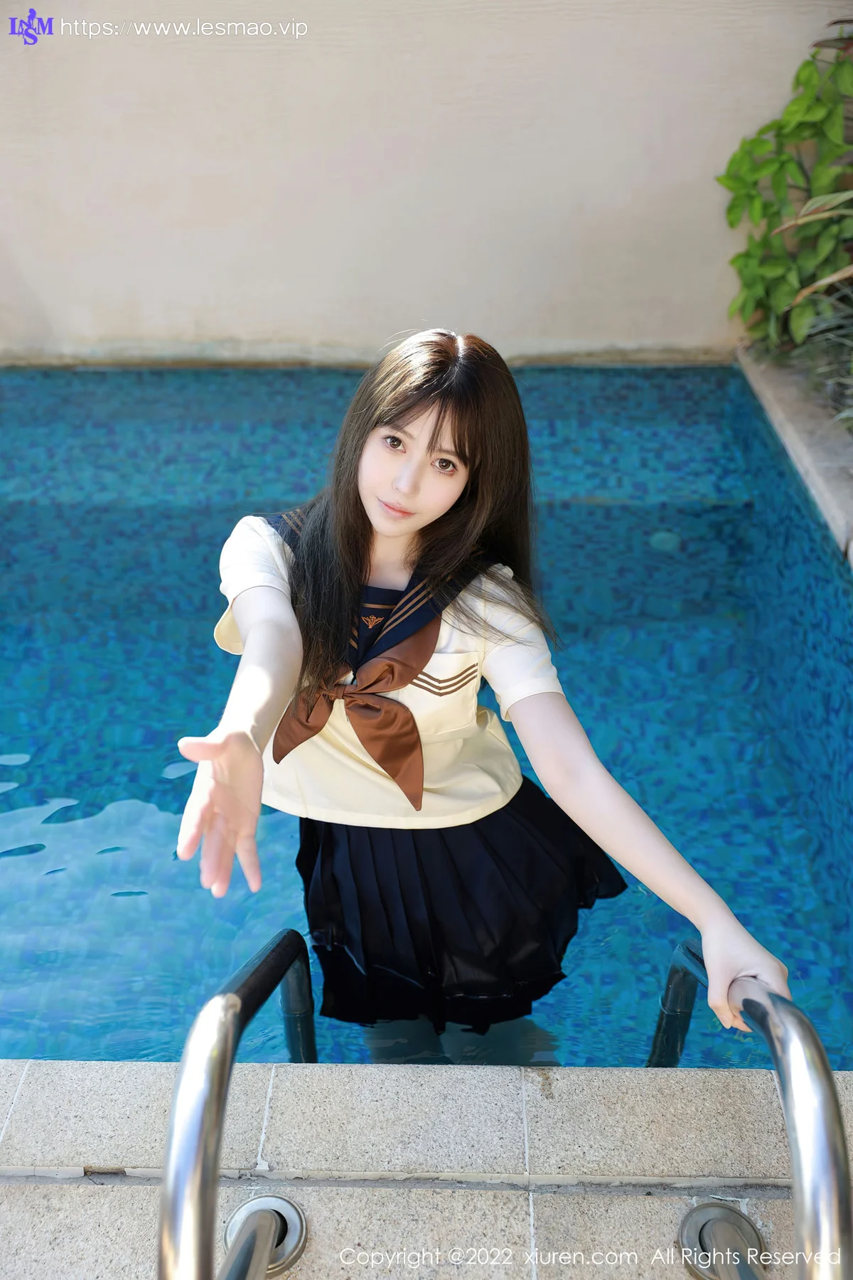 XiuRen 秀人 No.6021 Evelyn艾莉 白色水手服南京旅拍 - 56