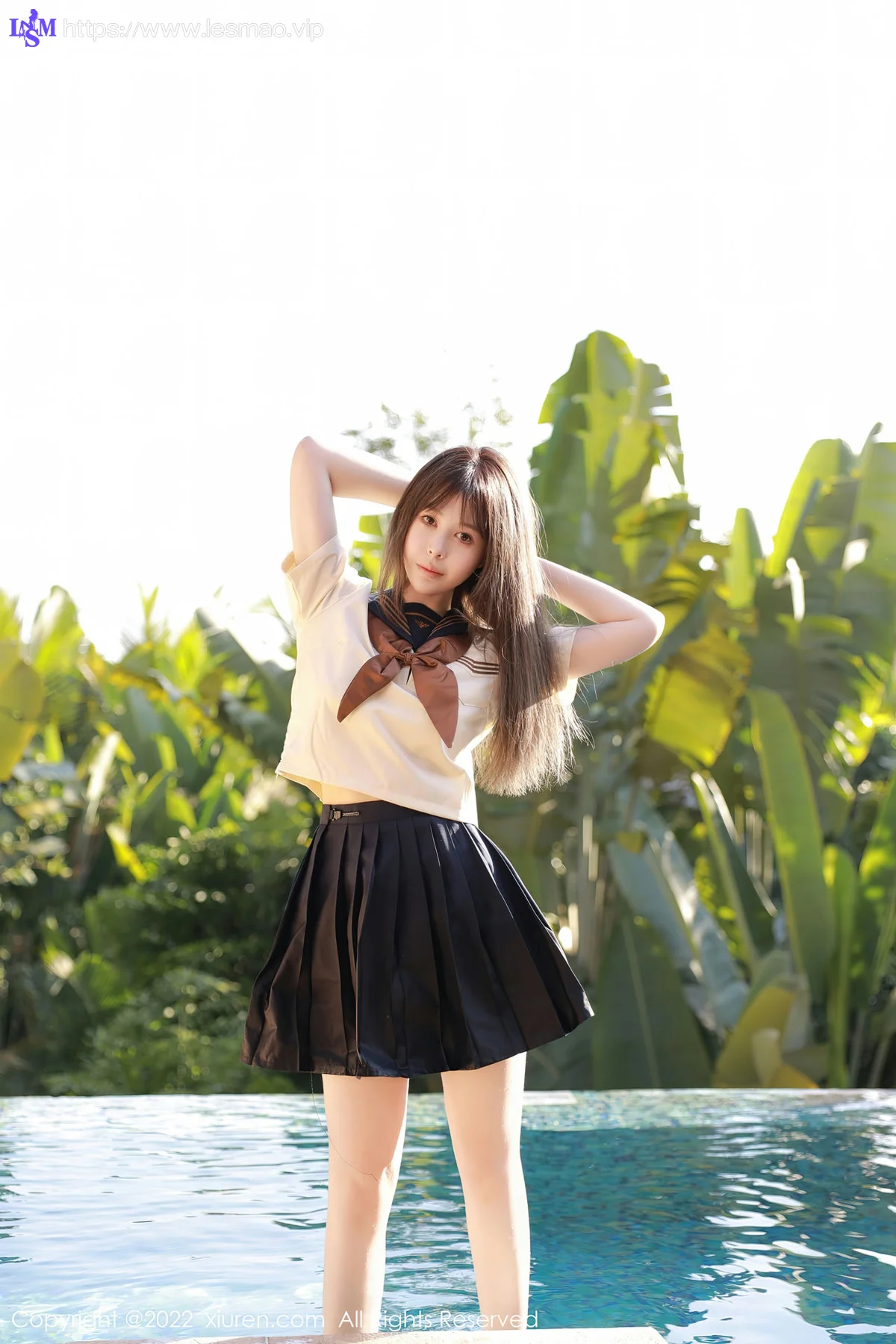 XiuRen 秀人 No.6021 Evelyn艾莉 白色水手服南京旅拍 - 63