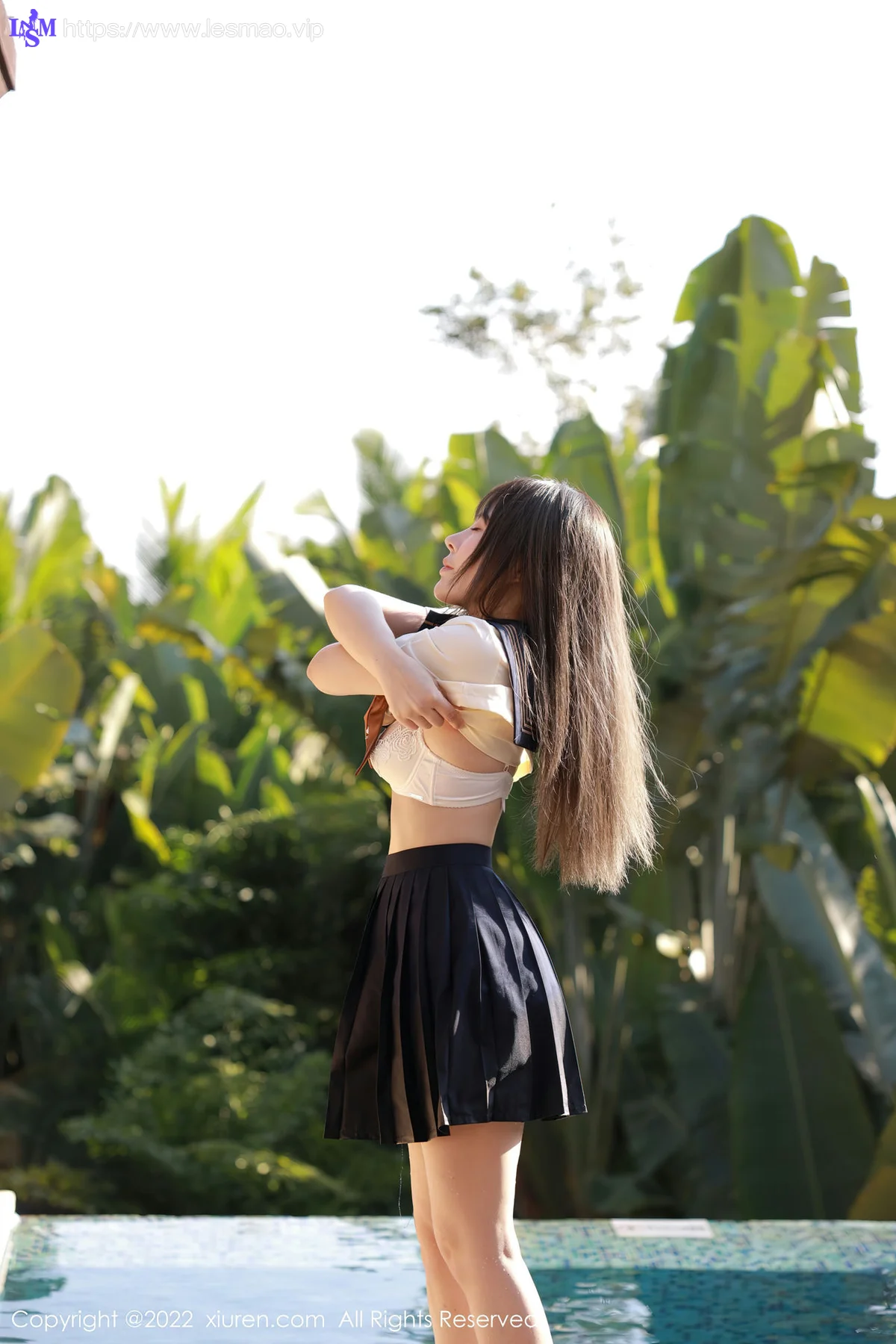 XiuRen 秀人 No.6021 Evelyn艾莉 白色水手服南京旅拍 - 64