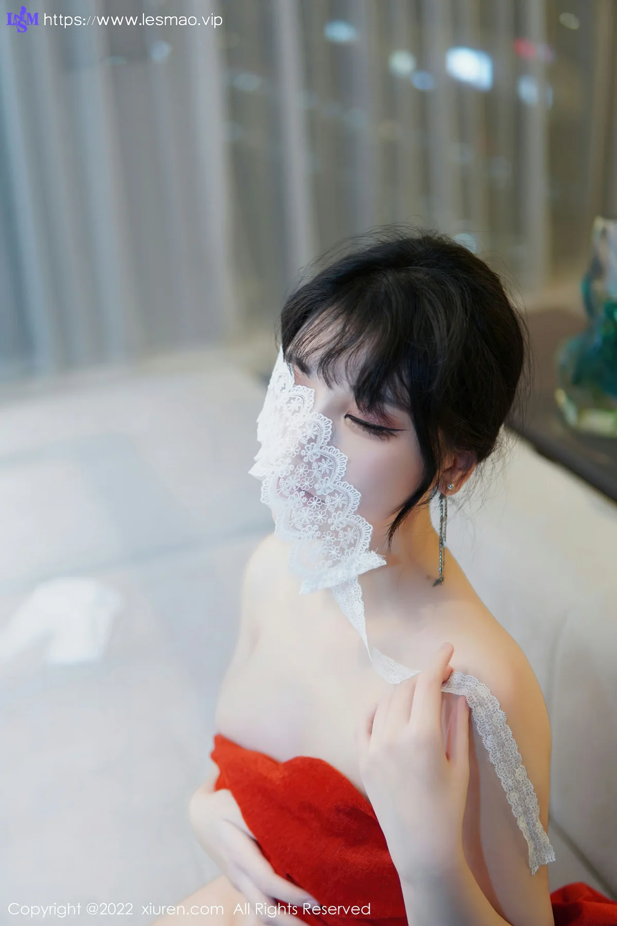 XiuRen 秀人 No.6022 桃桃子_圣诞写真 新人首套写真 - 60