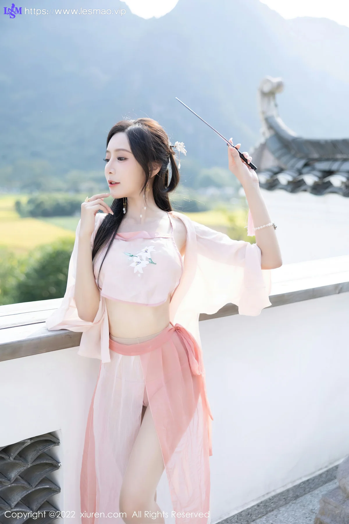 XiuRen 秀人 No.6040 王馨瑶 透视粉嫩肚兜 - 11