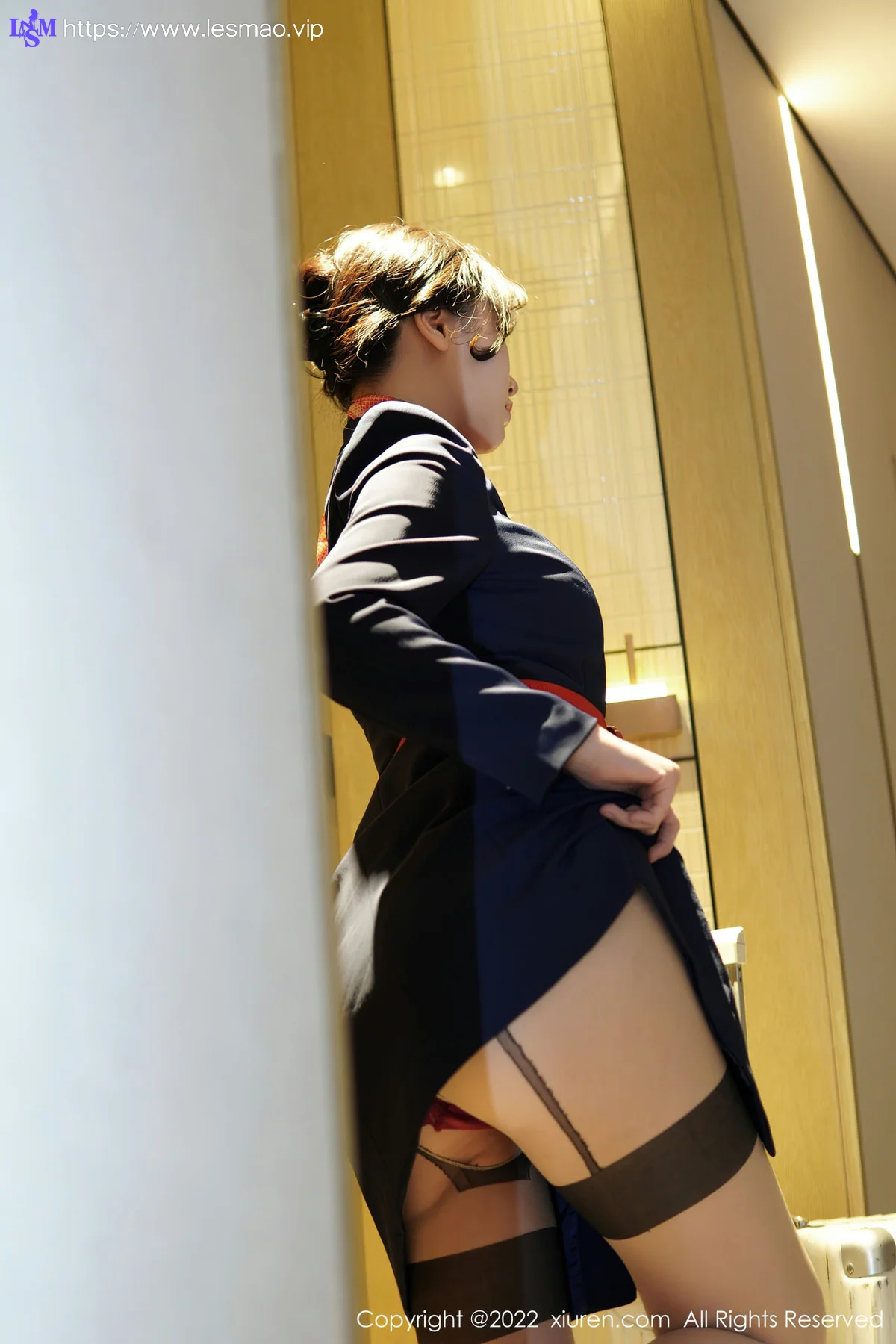 XiuRen 秀人 No.6048 桃桃子 空姐制服新人第二套写真 - 13