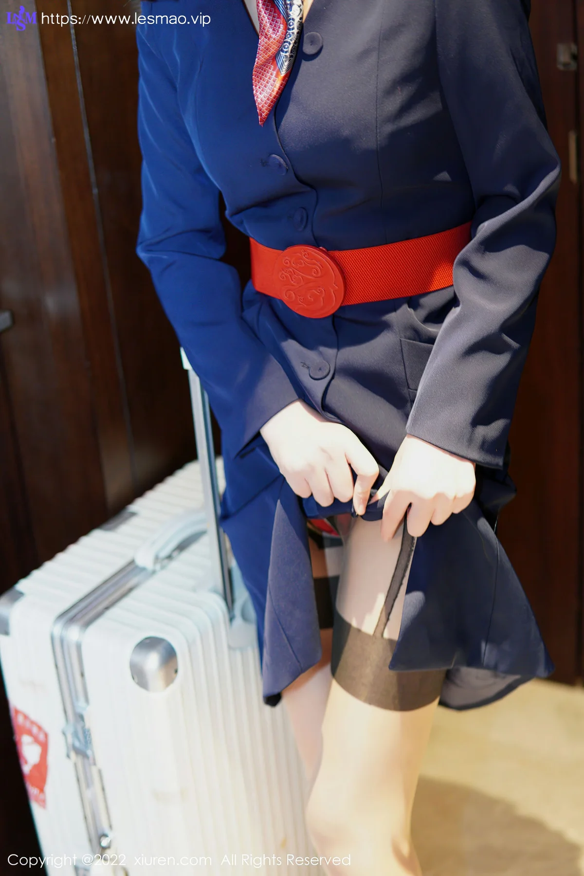 XiuRen 秀人 No.6048 桃桃子 空姐制服新人第二套写真 - 15