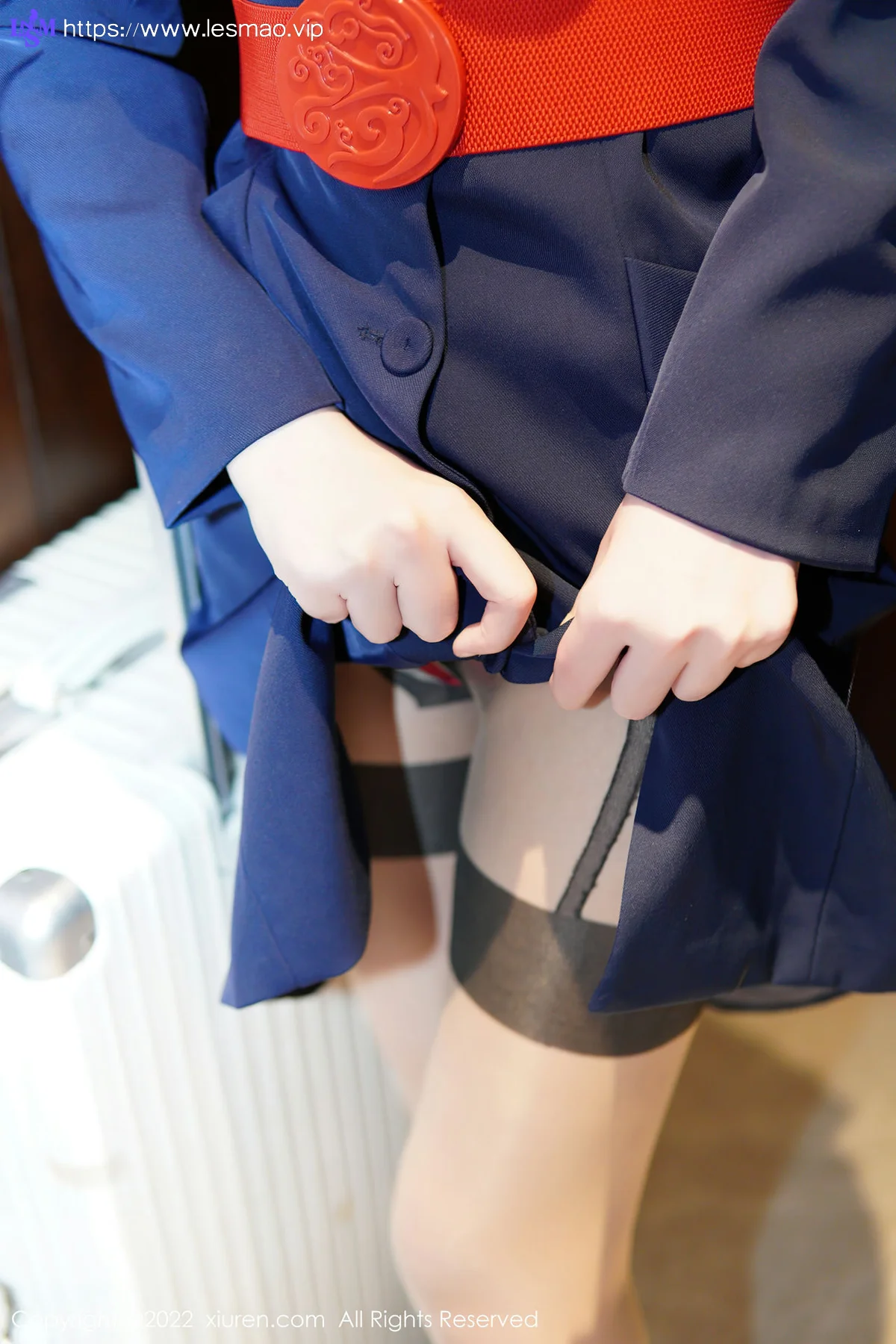 XiuRen 秀人 No.6048 桃桃子 空姐制服新人第二套写真 - 16
