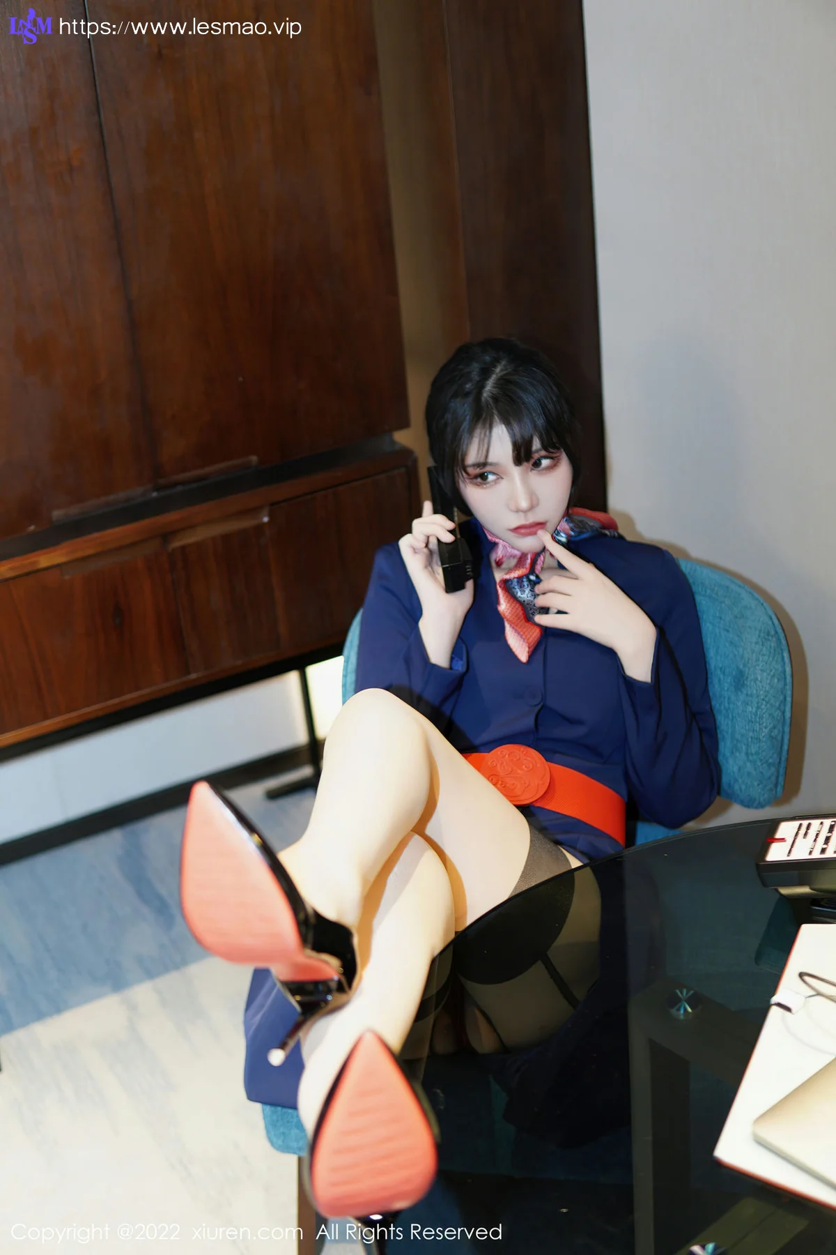 XiuRen 秀人 No.6048 桃桃子 空姐制服新人第二套写真 - 24