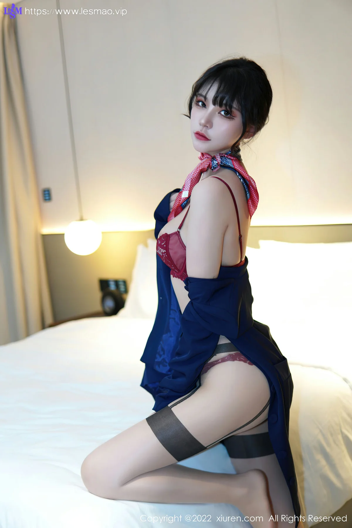 XiuRen 秀人 No.6048 桃桃子 空姐制服新人第二套写真 - 57