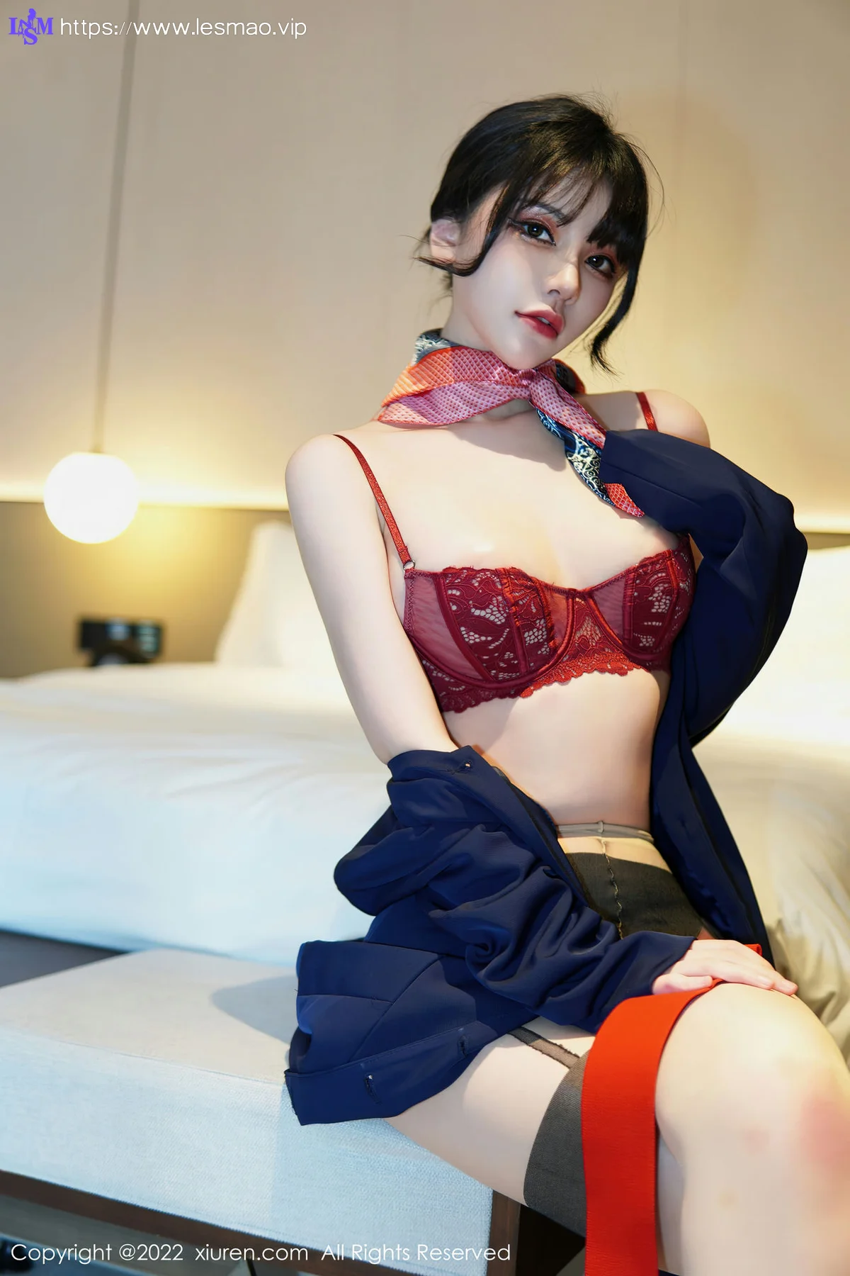 XiuRen 秀人 No.6048 桃桃子 空姐制服新人第二套写真 - 58