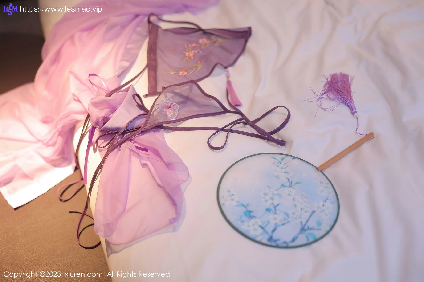 XiuRen 秀人 No.6077 美羊羊 紫色古装服饰性感写真 - 83