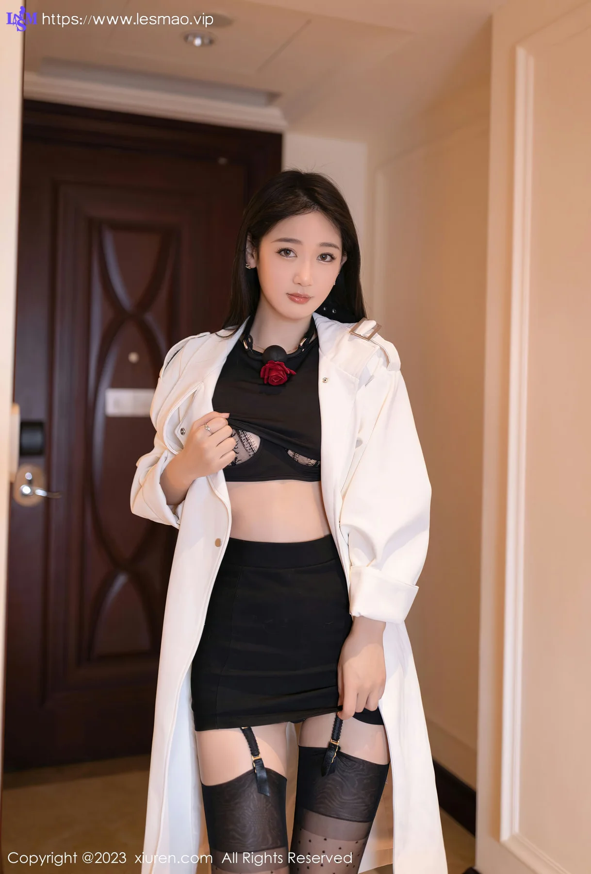 XiuRen 秀人 No.6079 唐安琪 轻透蕾丝写真 - 11