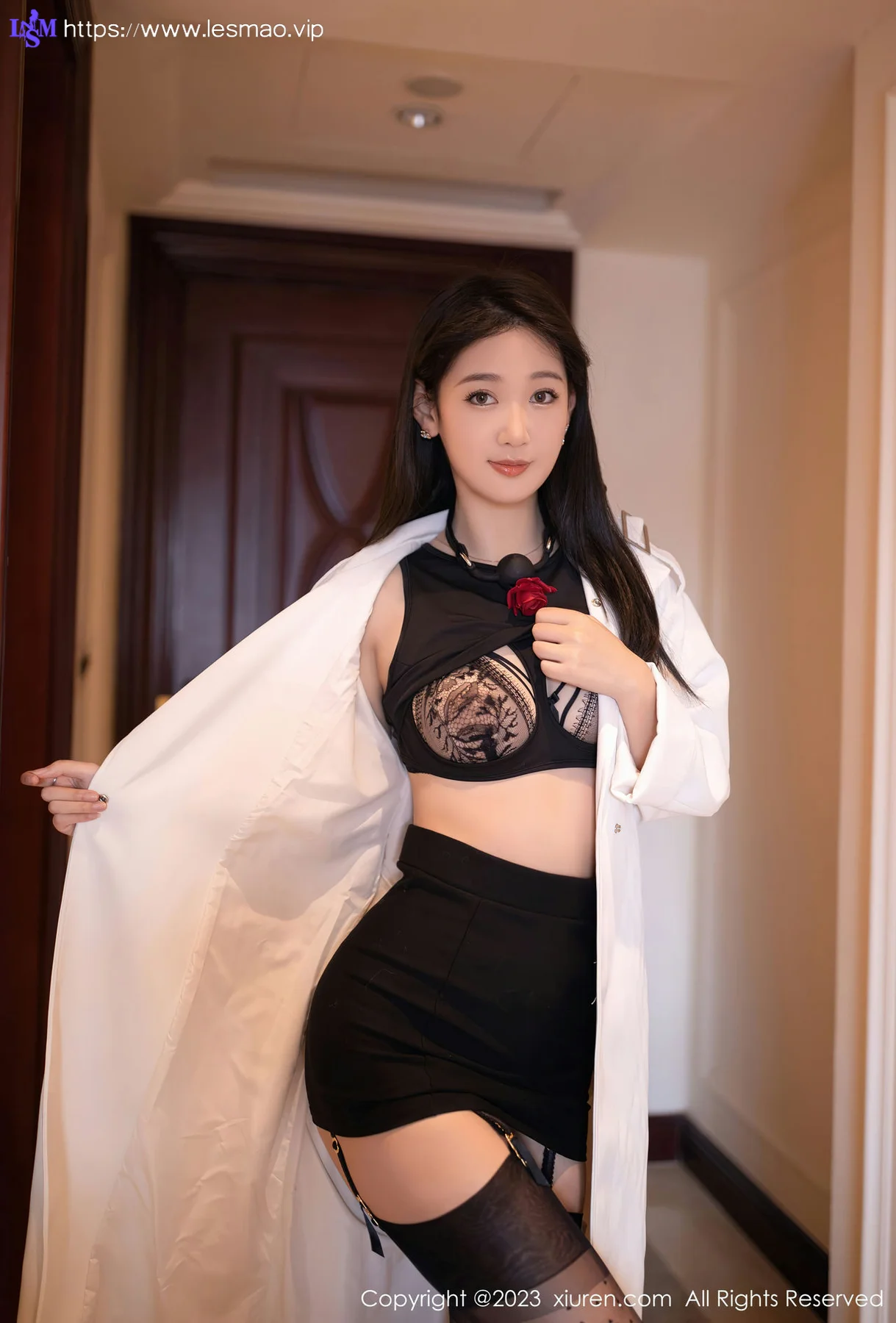 XiuRen 秀人 No.6079 唐安琪 轻透蕾丝写真 - 12