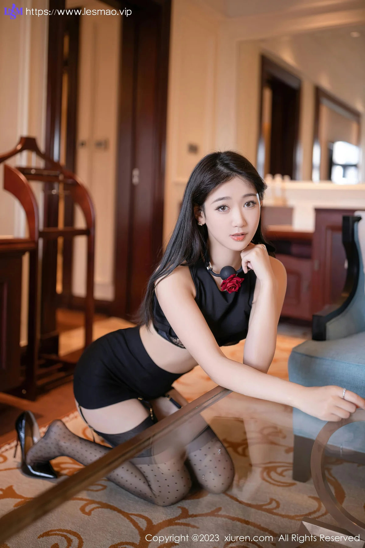XiuRen 秀人 No.6079 唐安琪 轻透蕾丝写真 - 28