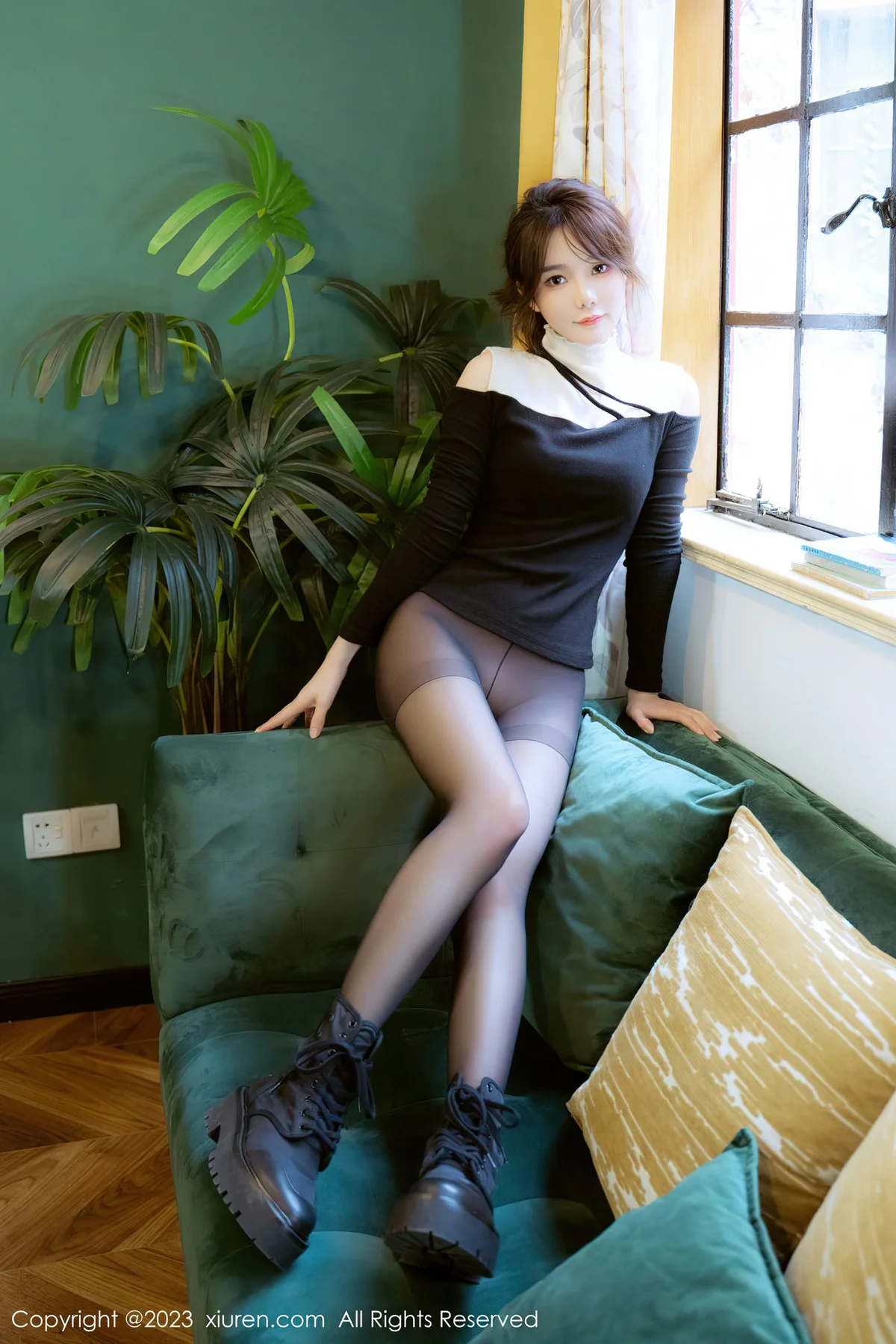 XiuRen 秀人 No.6080 婠婠么 上衣皮短裙写真 - 24