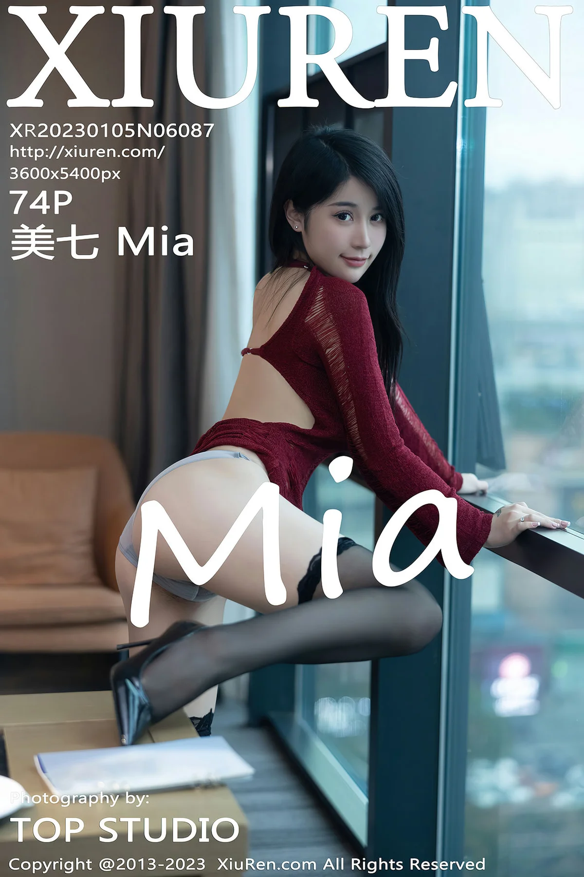 XiuRen 秀人 No.6087 美七 Mia 性感写真 - 75