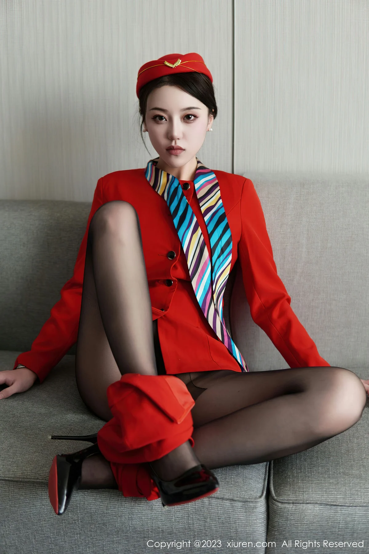 XiuRen 秀人 No.6088 米娜MnaL E罩杯白色旗袍写真 - 22