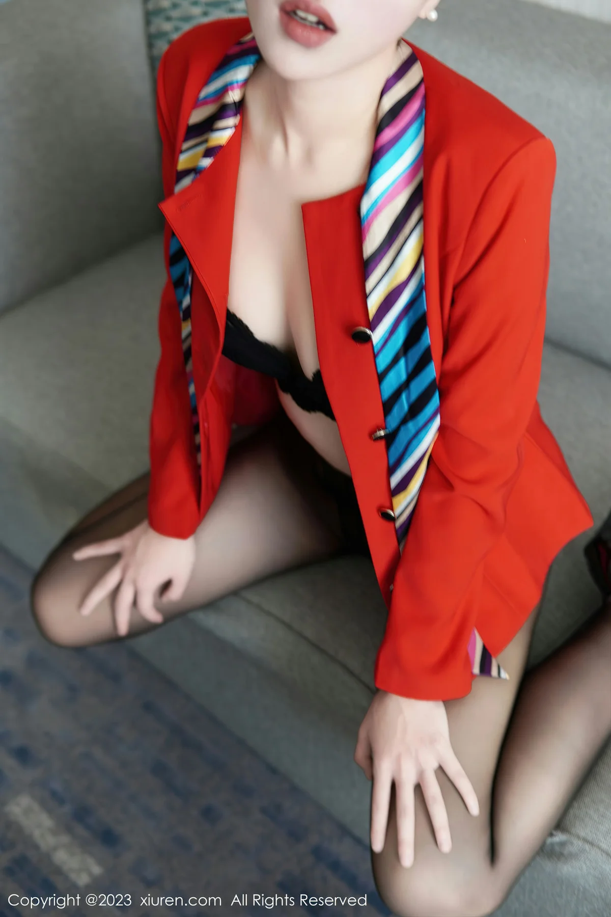 XiuRen 秀人 No.6088 米娜MnaL E罩杯白色旗袍写真 - 28