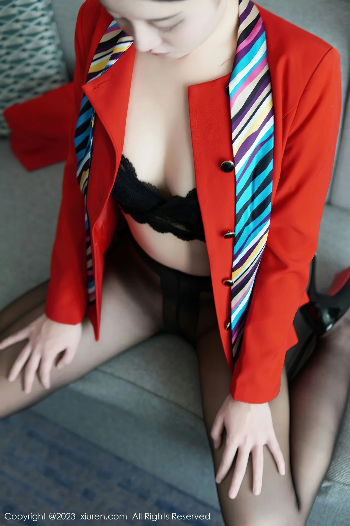 XiuRen 秀人 No.6088 米娜MnaL E罩杯白色旗袍写真 - 29