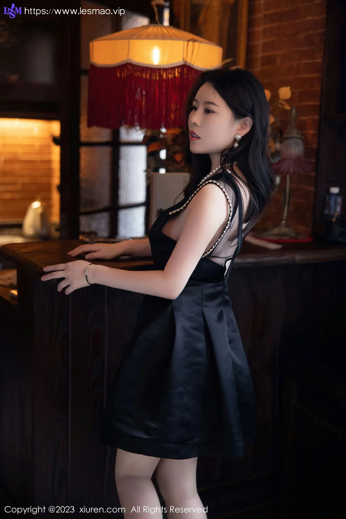 XiuRen 秀人 No.6089 白茹雪 红色蕾丝内衣写真 - 14