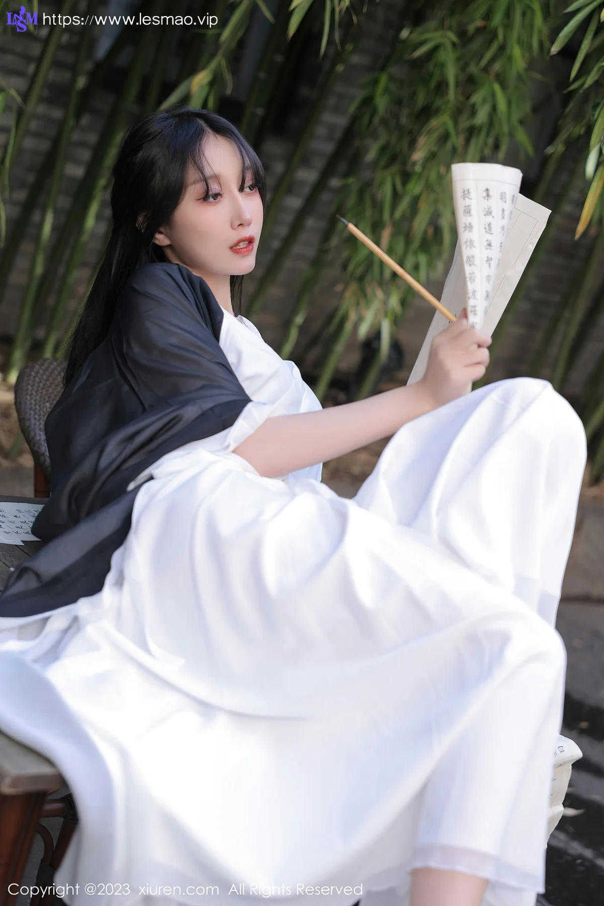 XiuRen 秀人 No.6094 玥儿玥er 白色古装服饰十月海南旅拍 - 13
