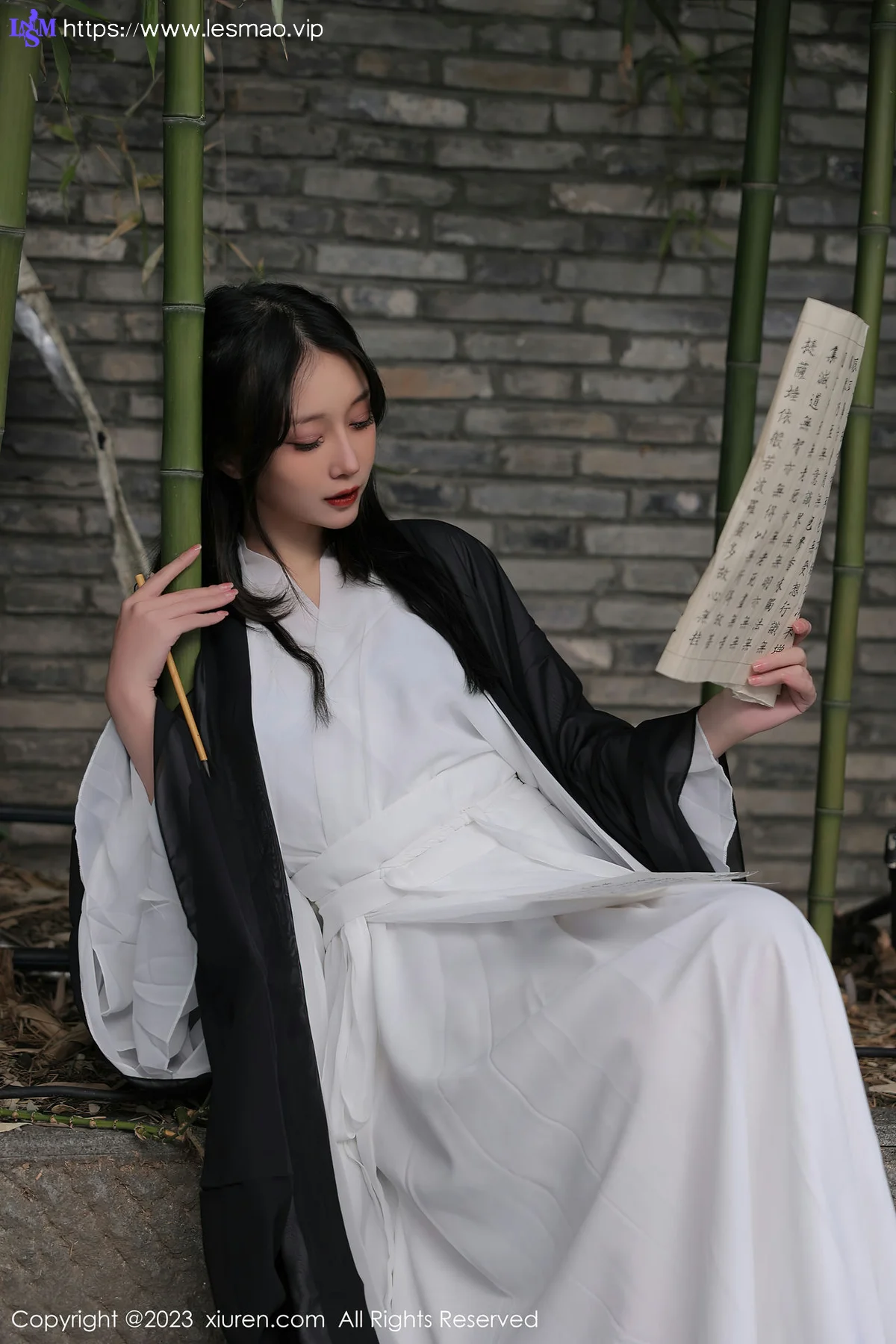 XiuRen 秀人 No.6094 玥儿玥er 白色古装服饰十月海南旅拍 - 17