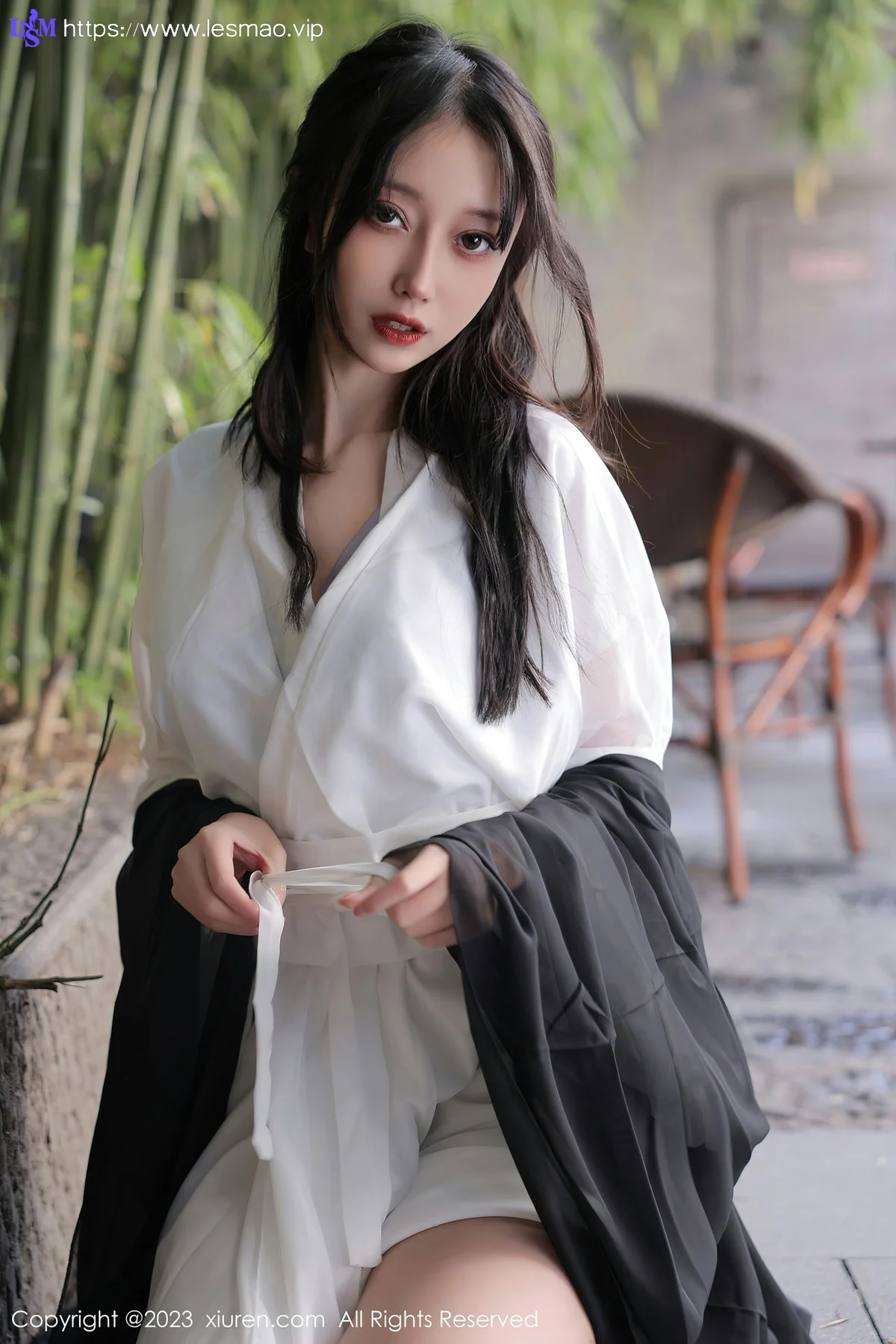 XiuRen 秀人 No.6094 玥儿玥er 白色古装服饰十月海南旅拍 - 26