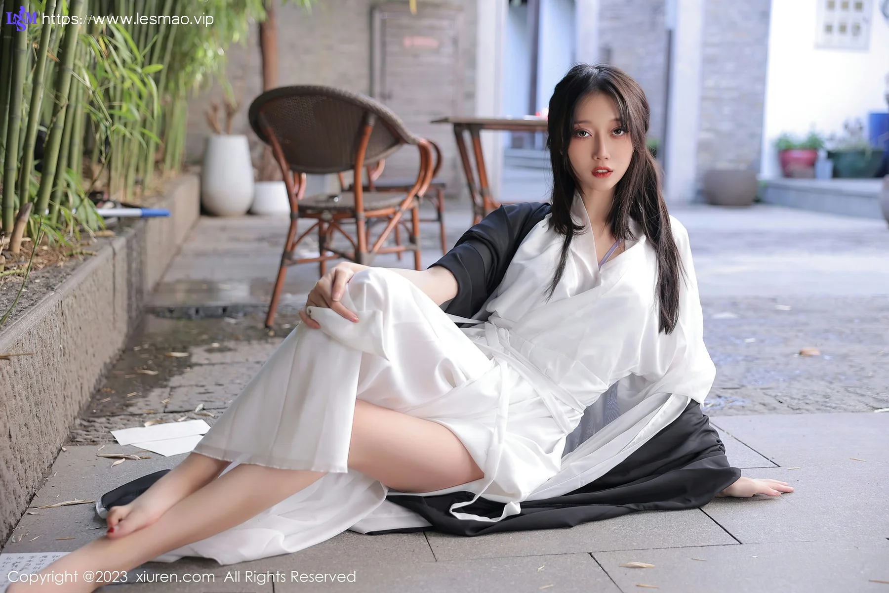 XiuRen 秀人 No.6094 玥儿玥er 白色古装服饰十月海南旅拍 - 29