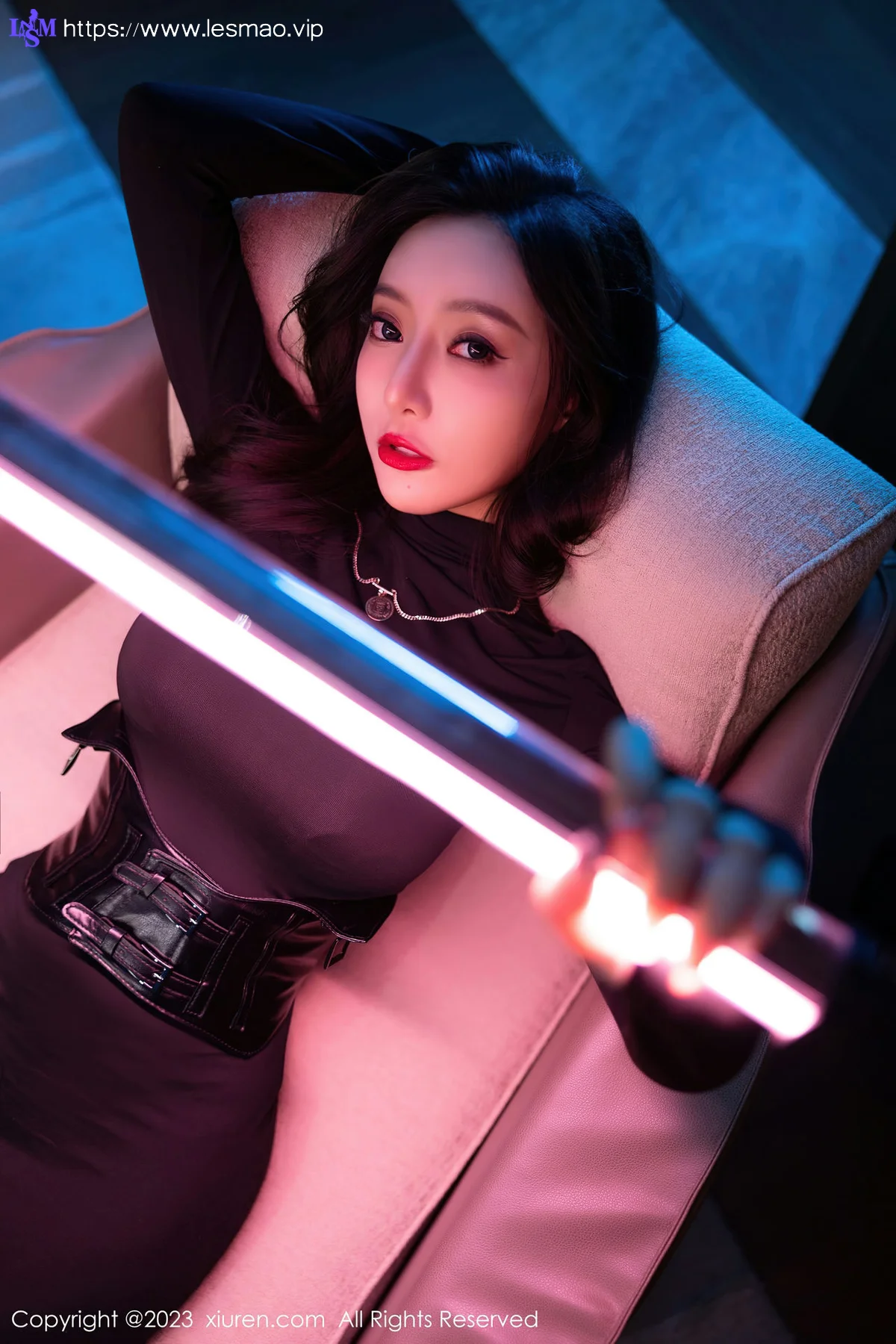 XiuRen 秀人 No.6099 王馨瑶yanni 暗红色蕾丝内衣性感写真 - 42