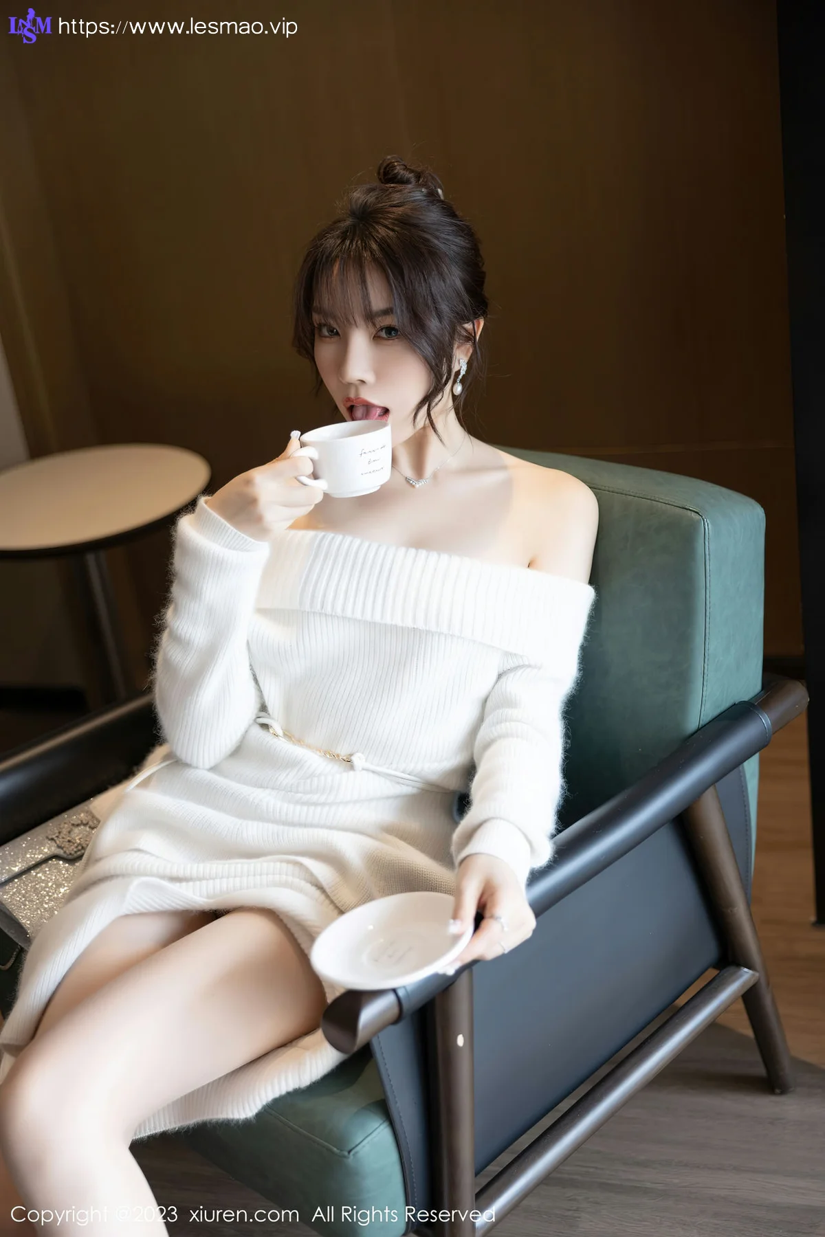 XiuRen 秀人 No.6132 徐莉芝Booty 白色蕾丝内衣性感写真 - 18