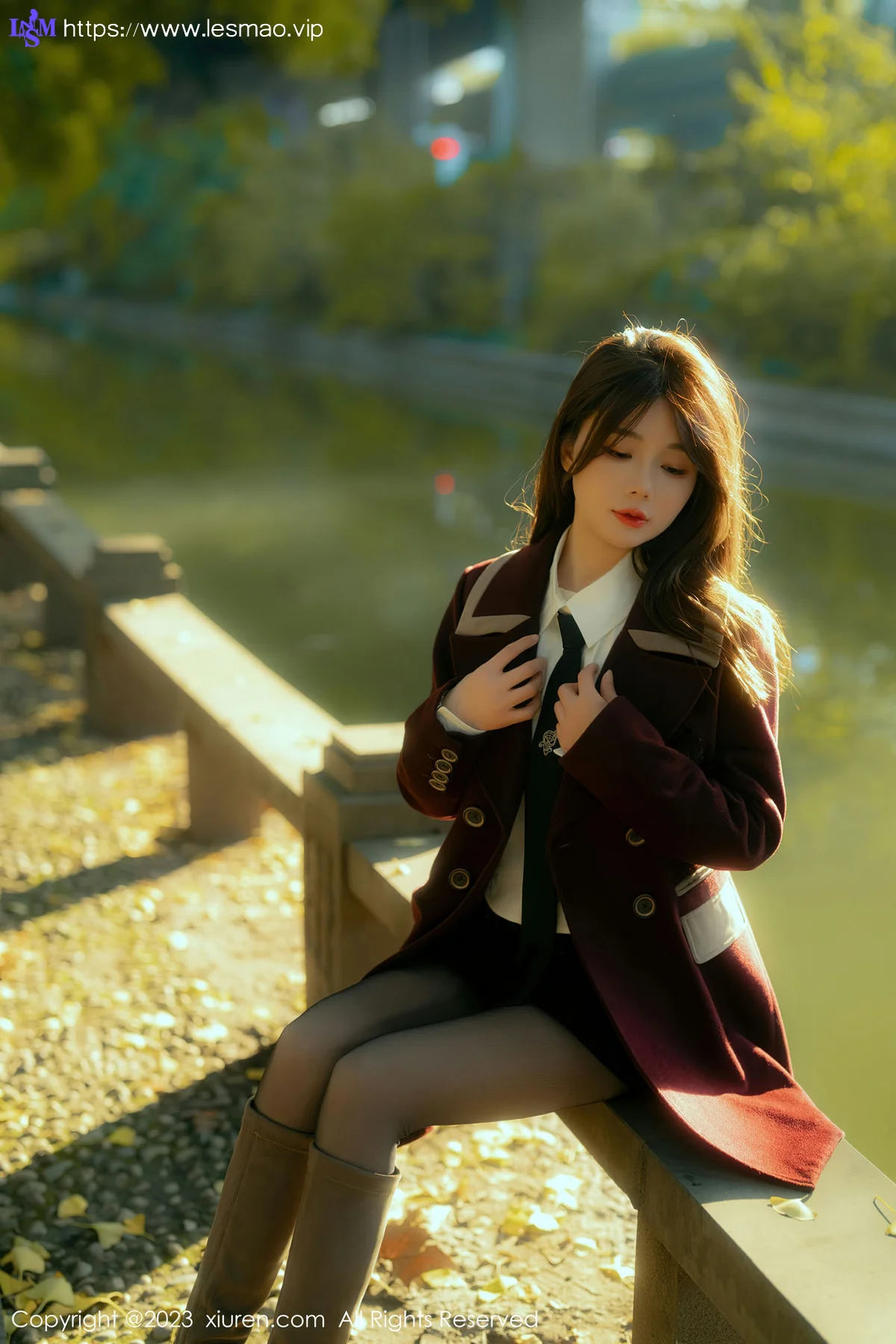 XiuRen 秀人 No.6137 婠婠么 白T黑色短裙 性感写真 - 12