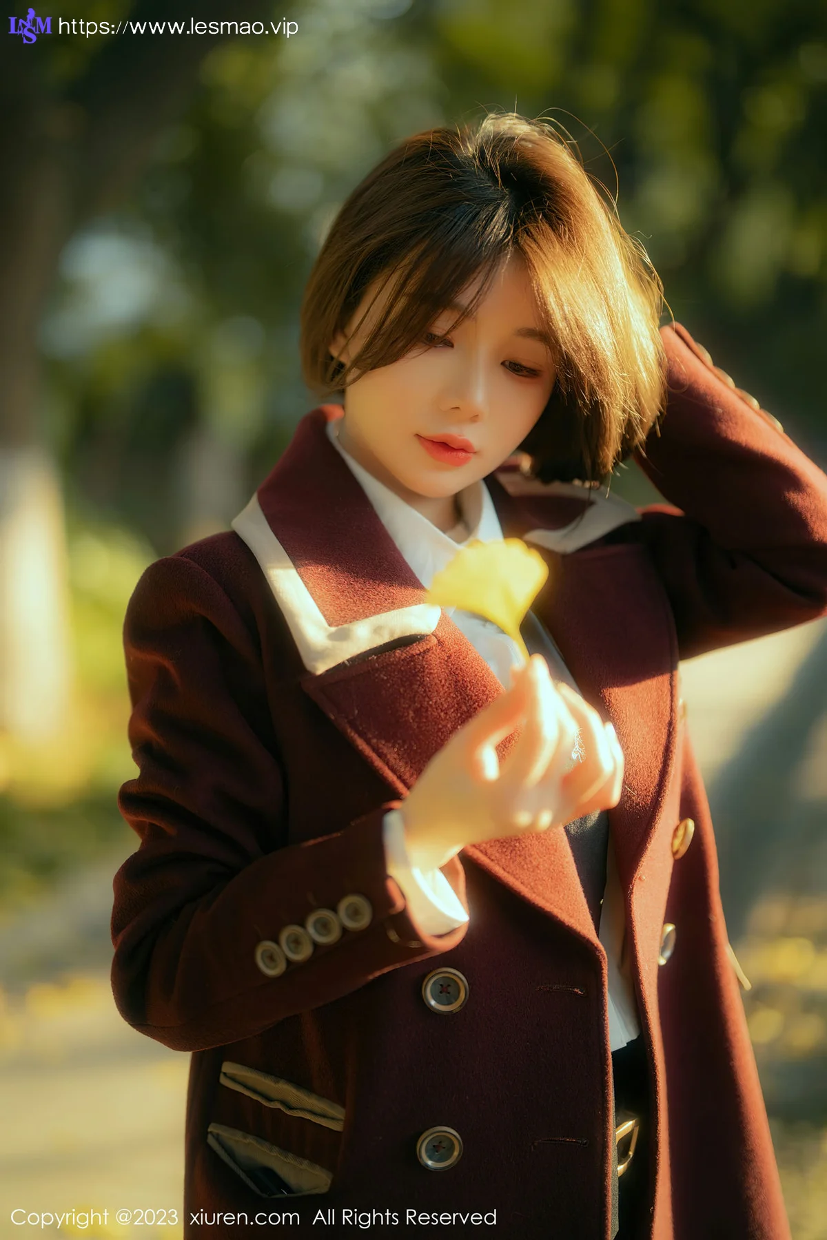 XiuRen 秀人 No.6137 婠婠么 白T黑色短裙 性感写真 - 23