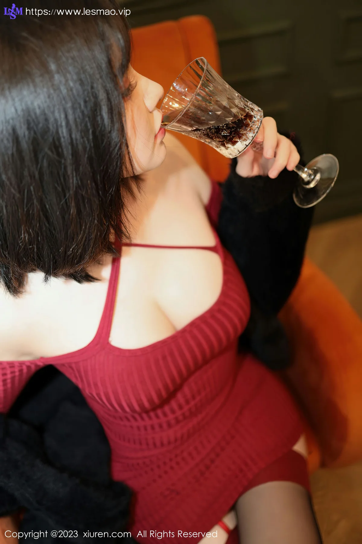 XiuRen 秀人 No.6144 桃桃子_ 黑色蕾丝内衣写真 - 24