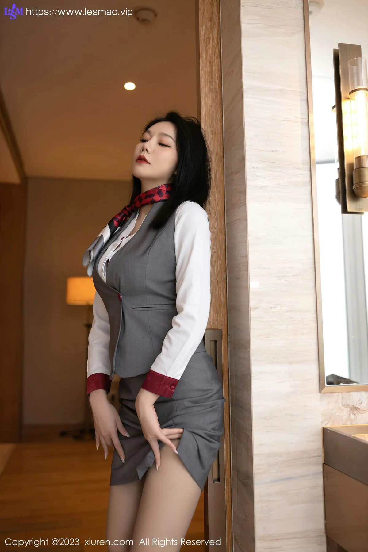 XiuRen 秀人 No.6148 安然anran 空姐角色扮演写真 - 13