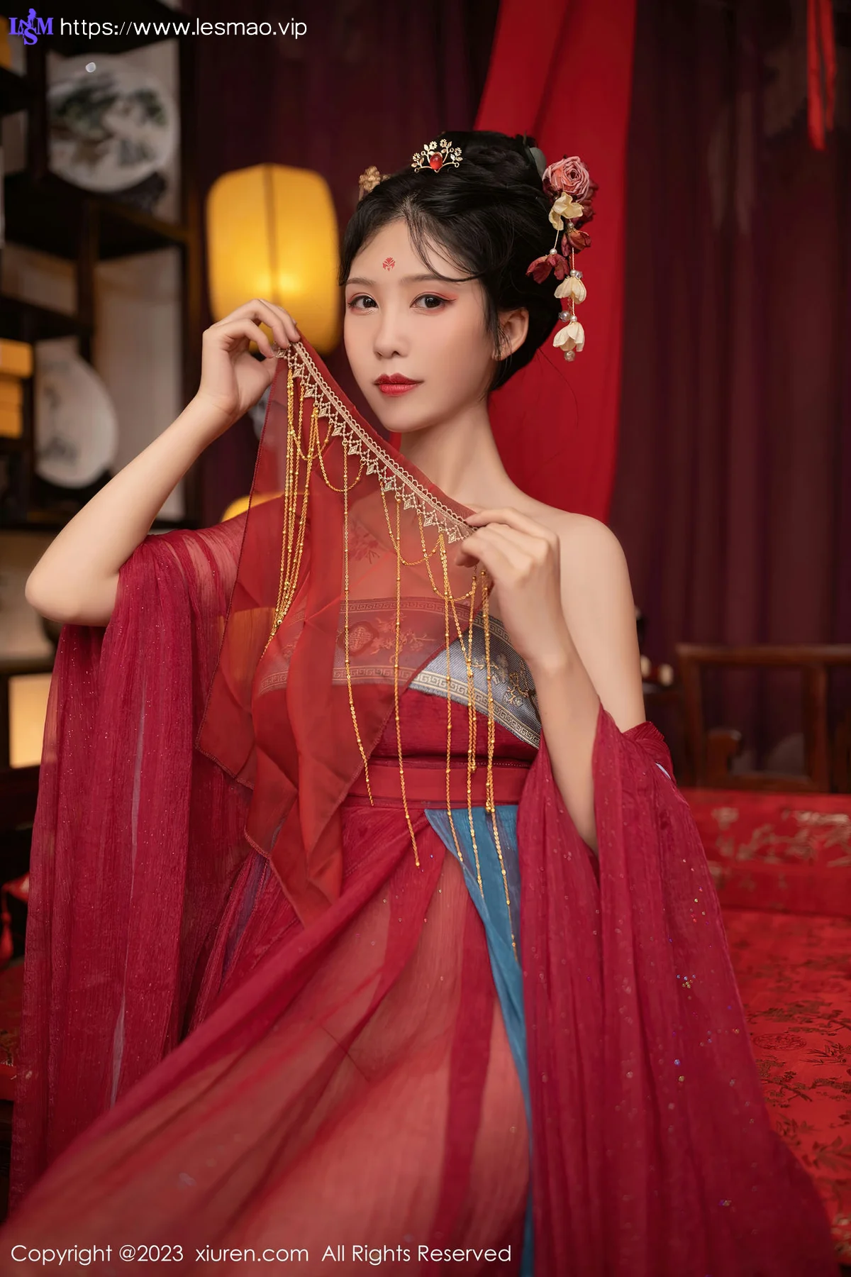 XiuRen 秀人 No.6154 利世 性感歌姬角色扮演写真 - 16