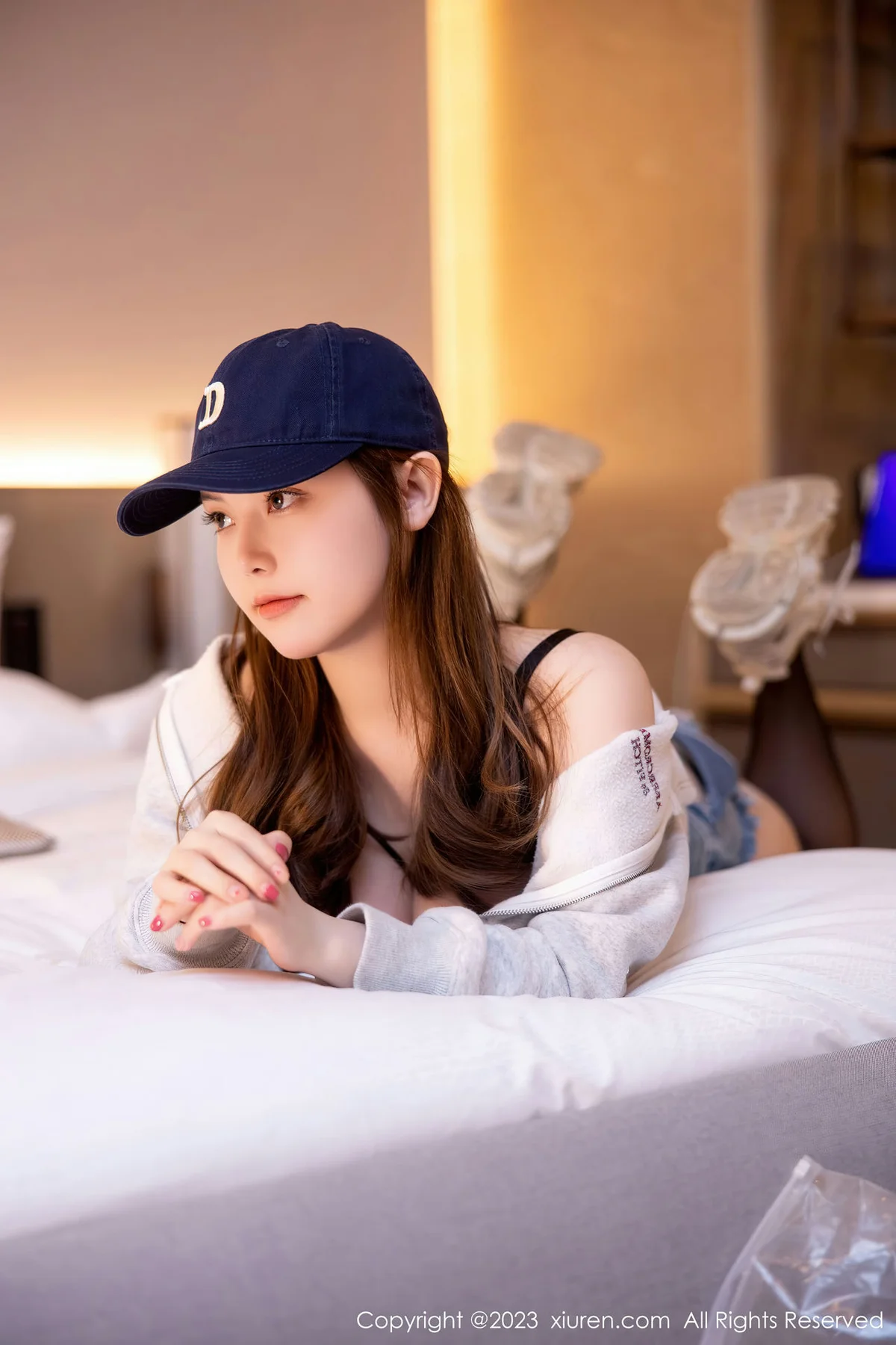 XiuRen 秀人 No.6155 豆瓣酱 外卖员角色扮演性感写真 - 48