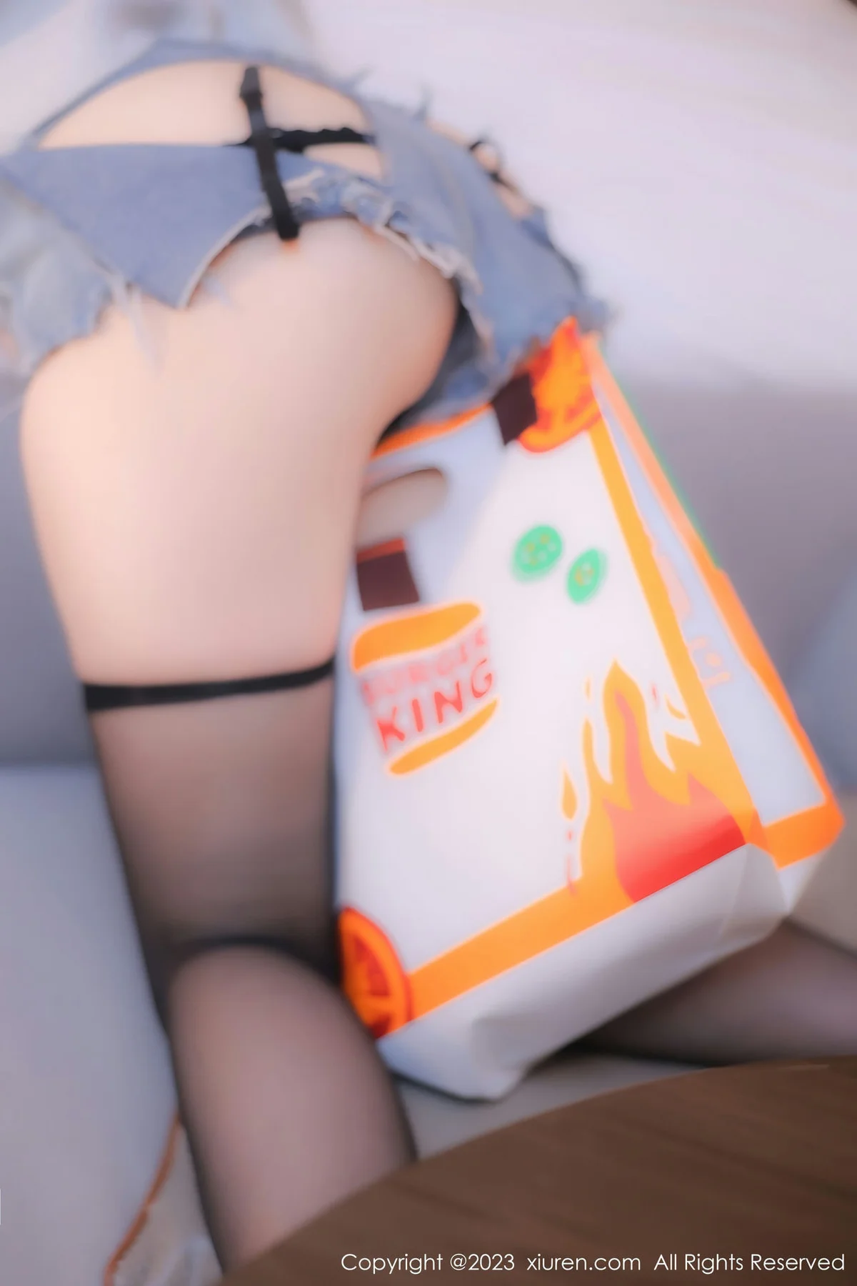 XiuRen 秀人 No.6155 豆瓣酱 外卖员角色扮演性感写真 - 65
