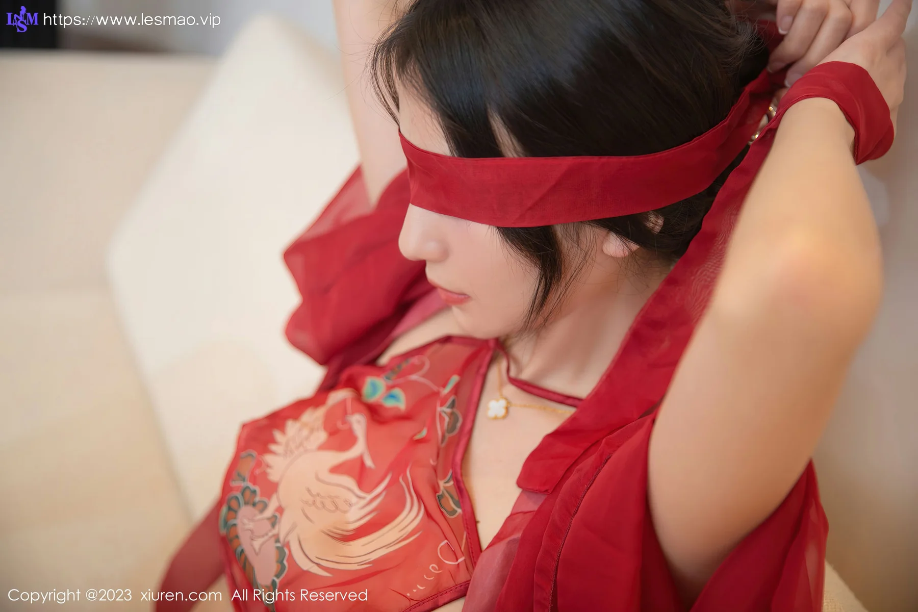 XiuRen 秀人 No.6161 熊小诺 红色古装服饰写真 - 19