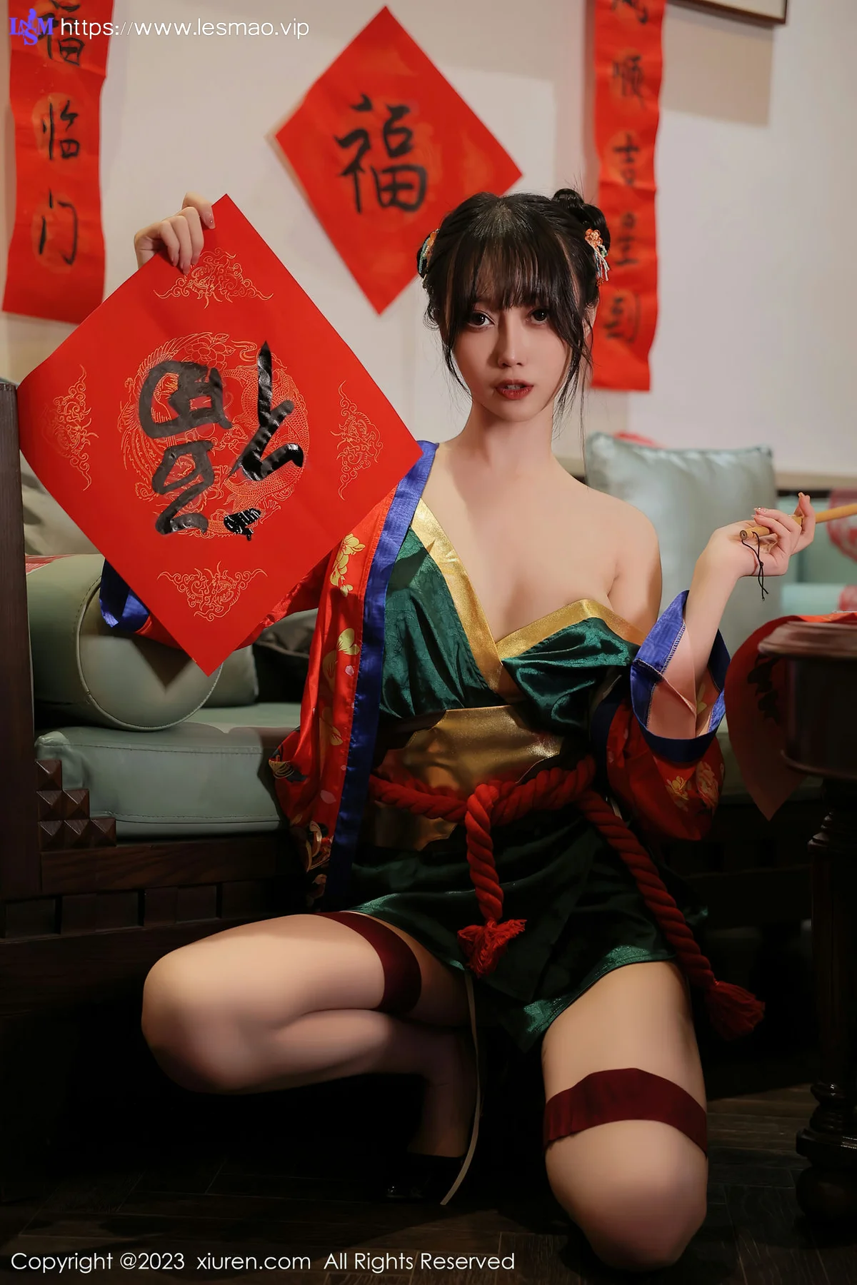 XiuRen 秀人 No.6167 玥儿玥er 新春主题拍摄十月海南旅拍 - 11