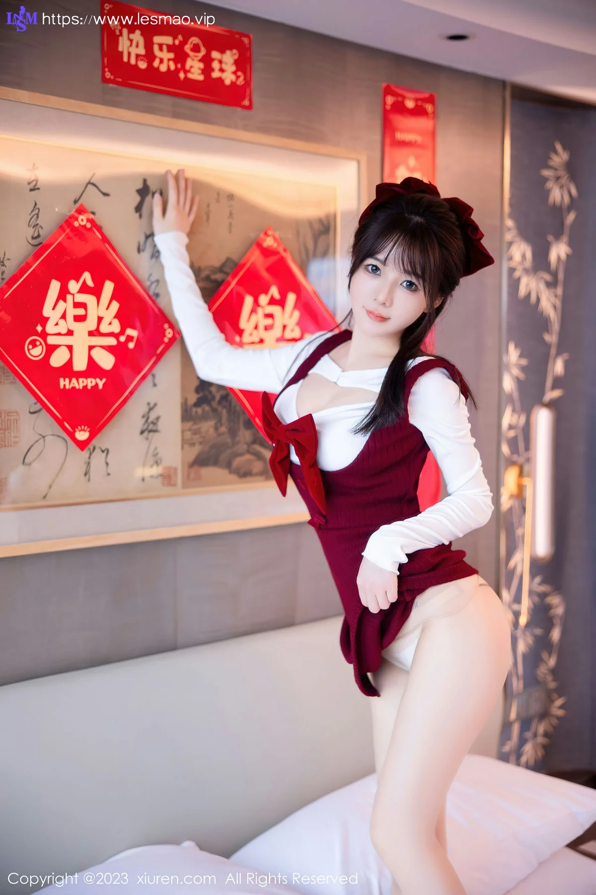 XiuRen 秀人 No.6168 婠婠么 新春主题玉体诱惑拍摄写真 - 27