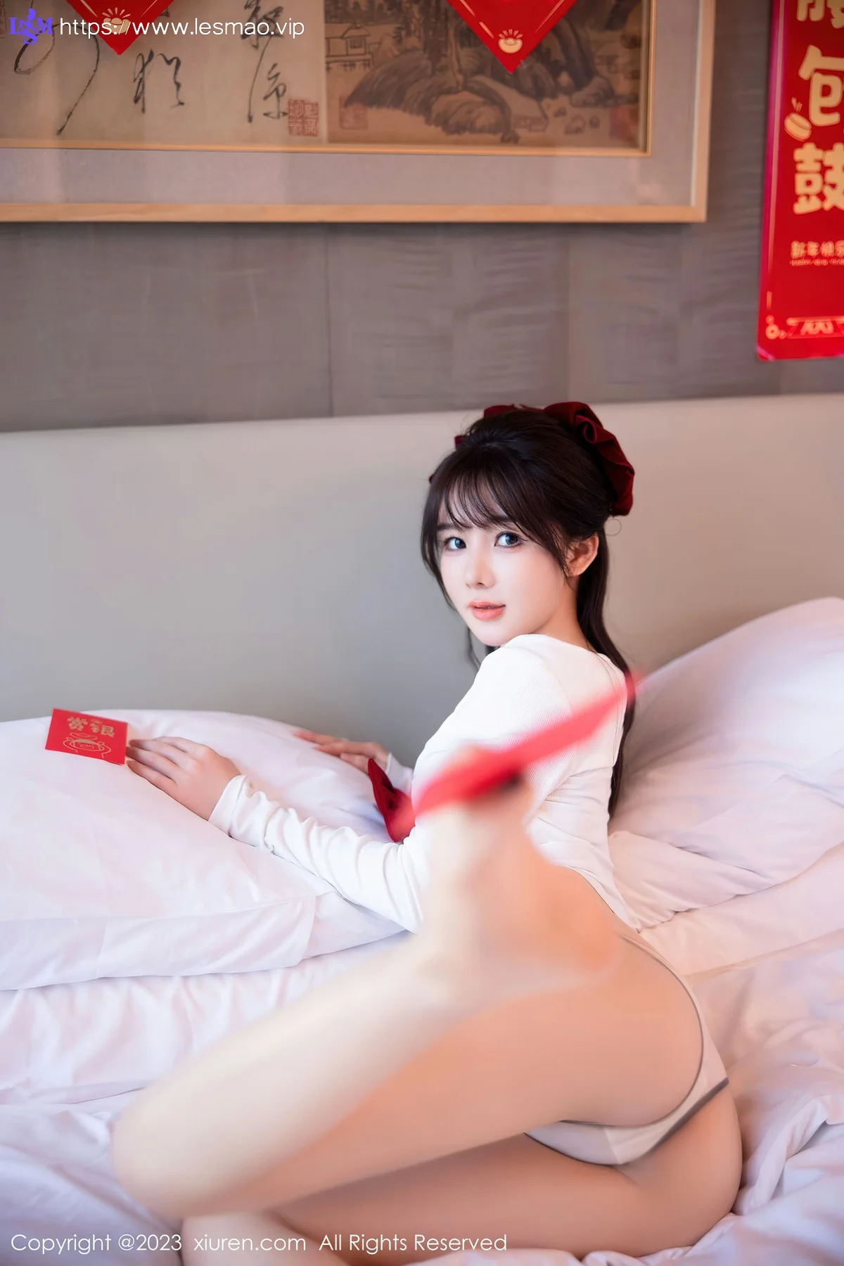 XiuRen 秀人 No.6168 婠婠么 新春主题玉体诱惑拍摄写真 - 38