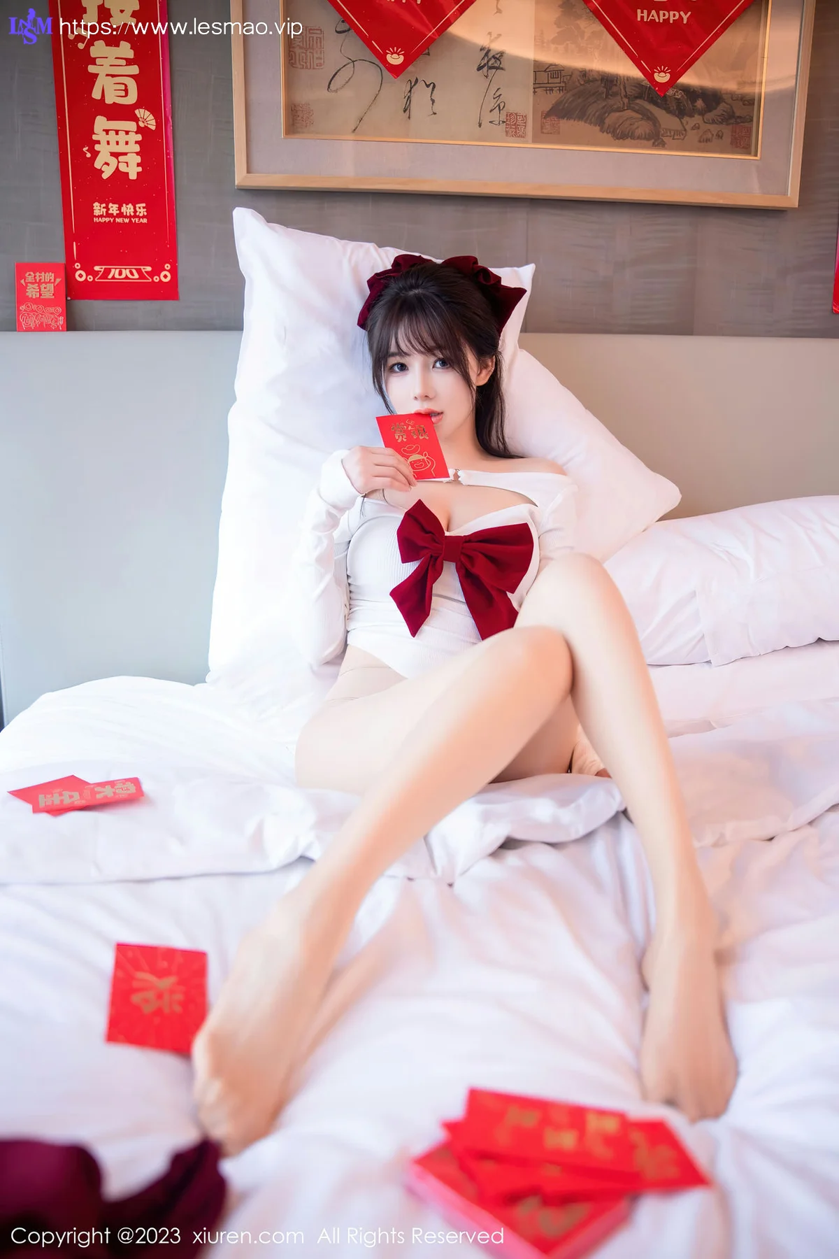 XiuRen 秀人 No.6168 婠婠么 新春主题玉体诱惑拍摄写真 - 40