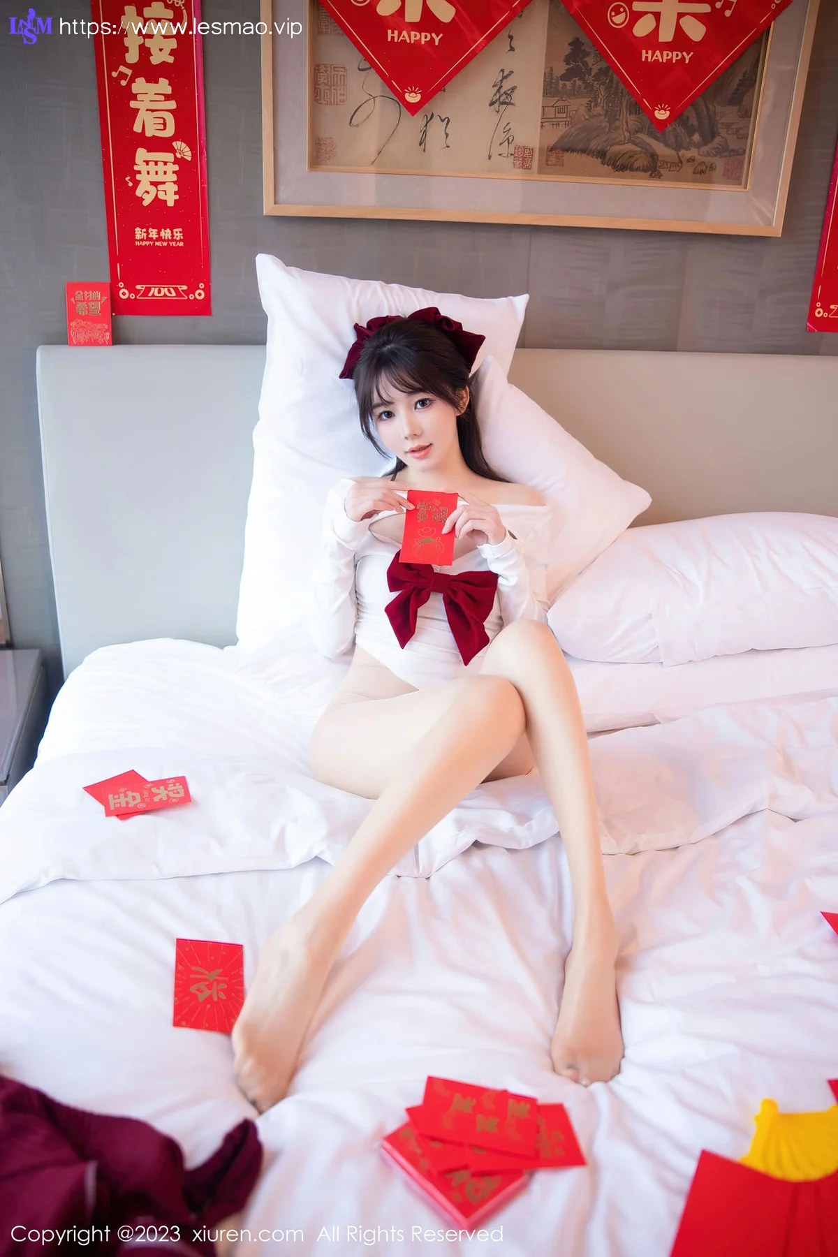 XiuRen 秀人 No.6168 婠婠么 新春主题玉体诱惑拍摄写真 - 41